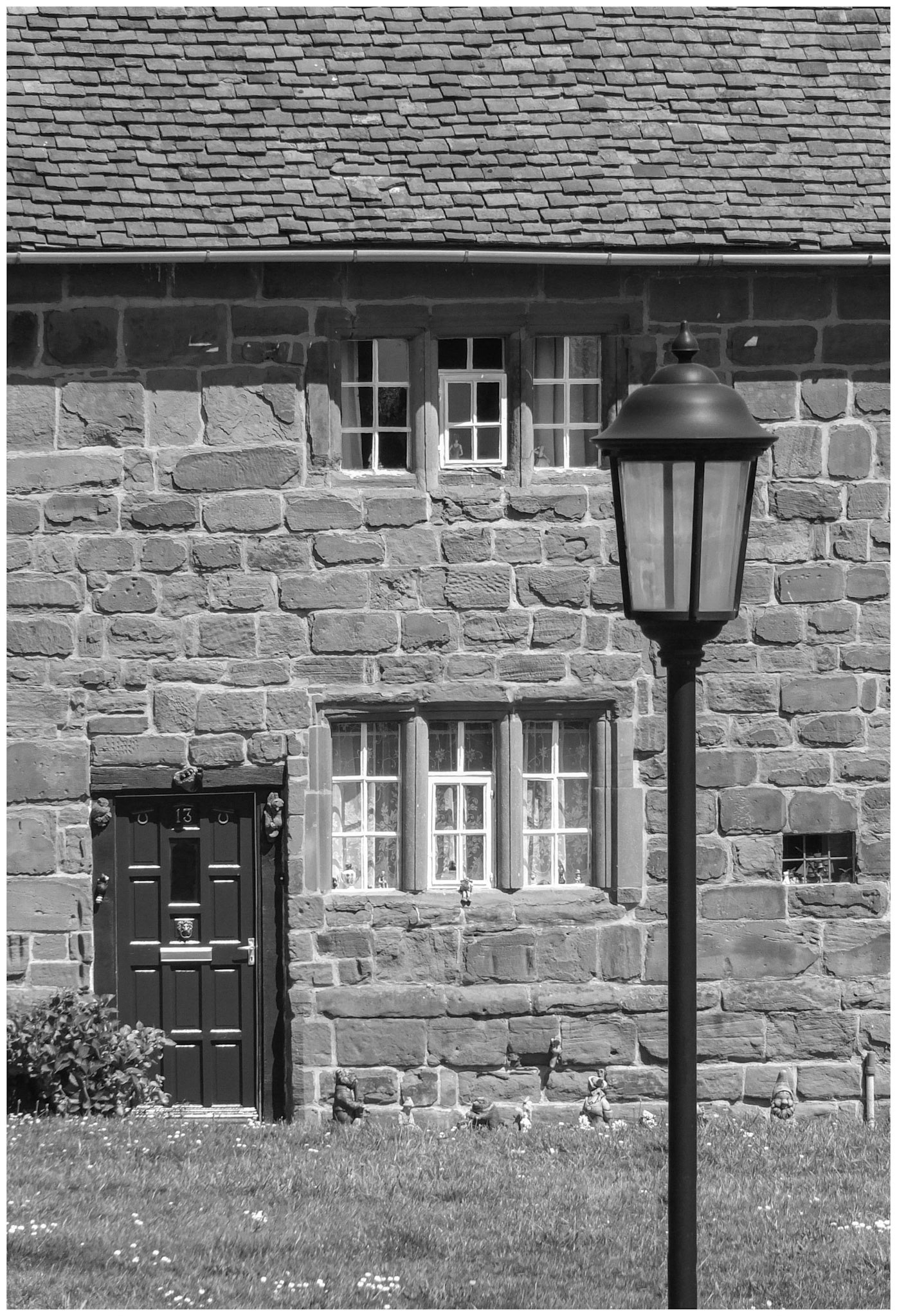 Cottage with Lamppost