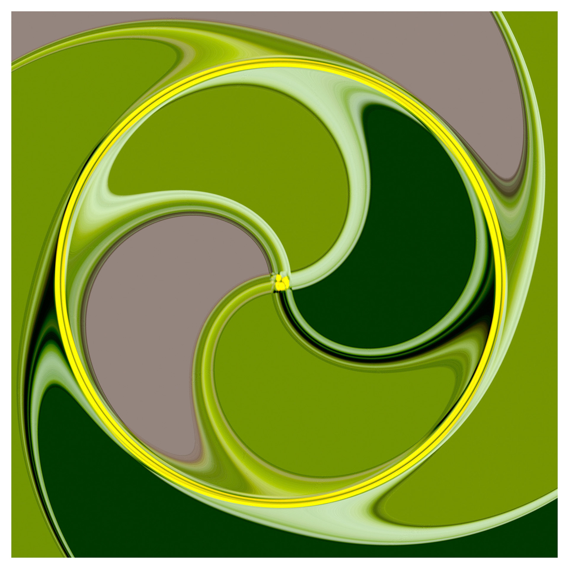Spokes in Green