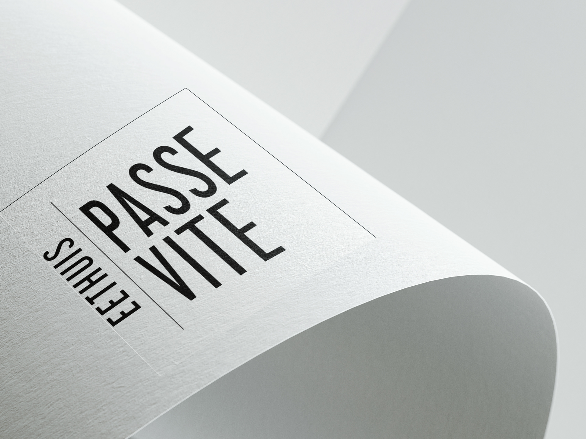 logo ontwerp passe-vite oostende restaurant