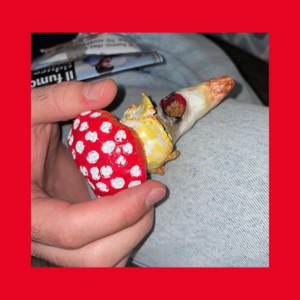 pipe gift hand made w/ clay