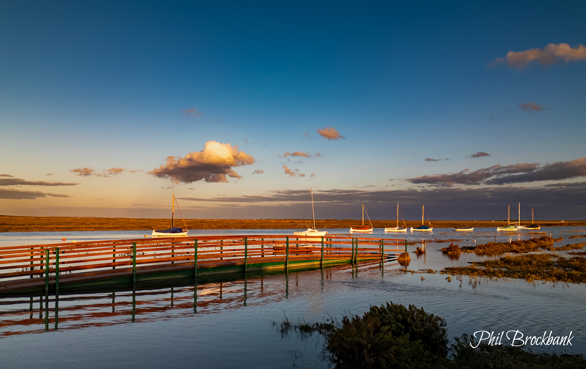 Blakeney high tide at sunrise