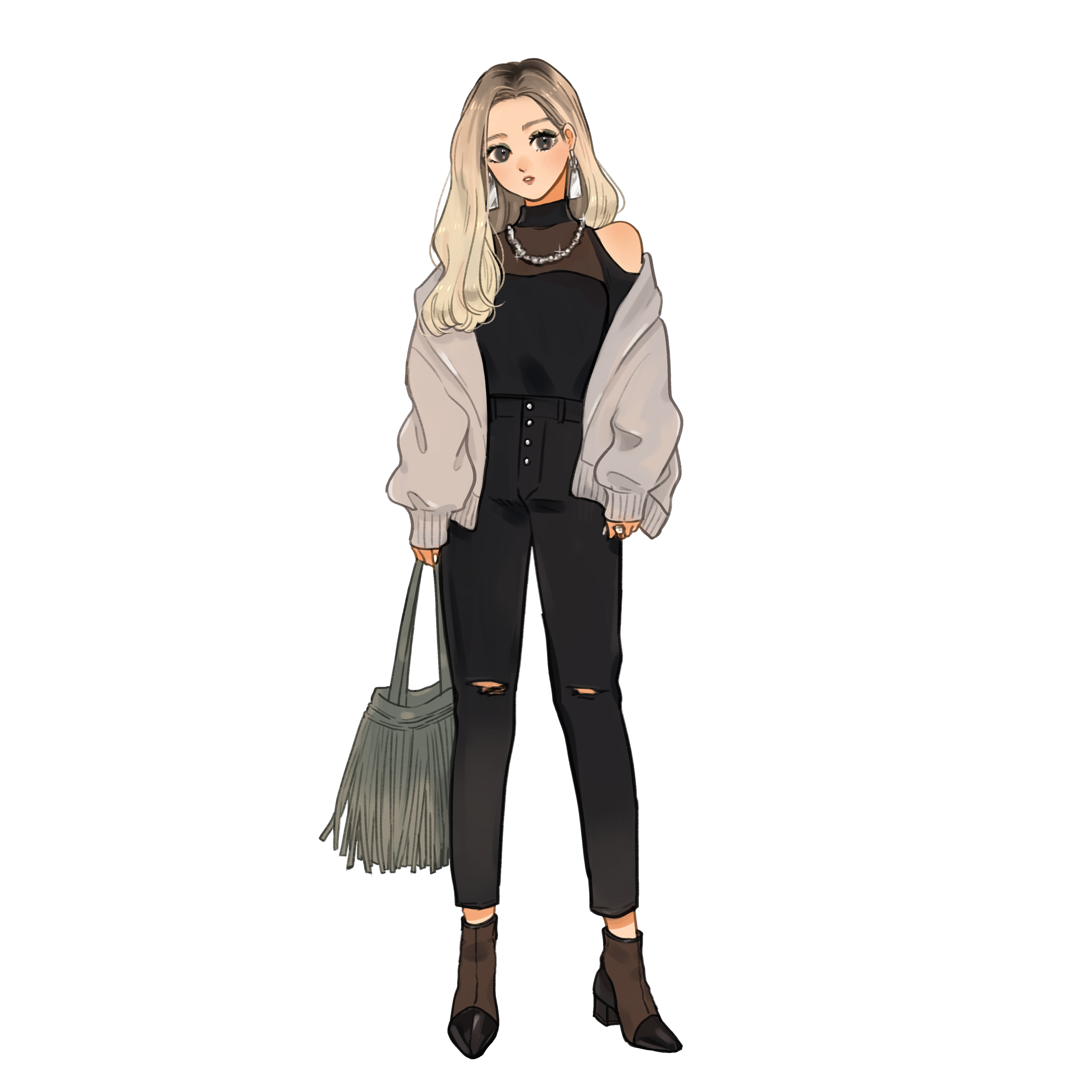 イラストレーターmeecoのポートフォリオサイト グーネット ファッション系イラスト