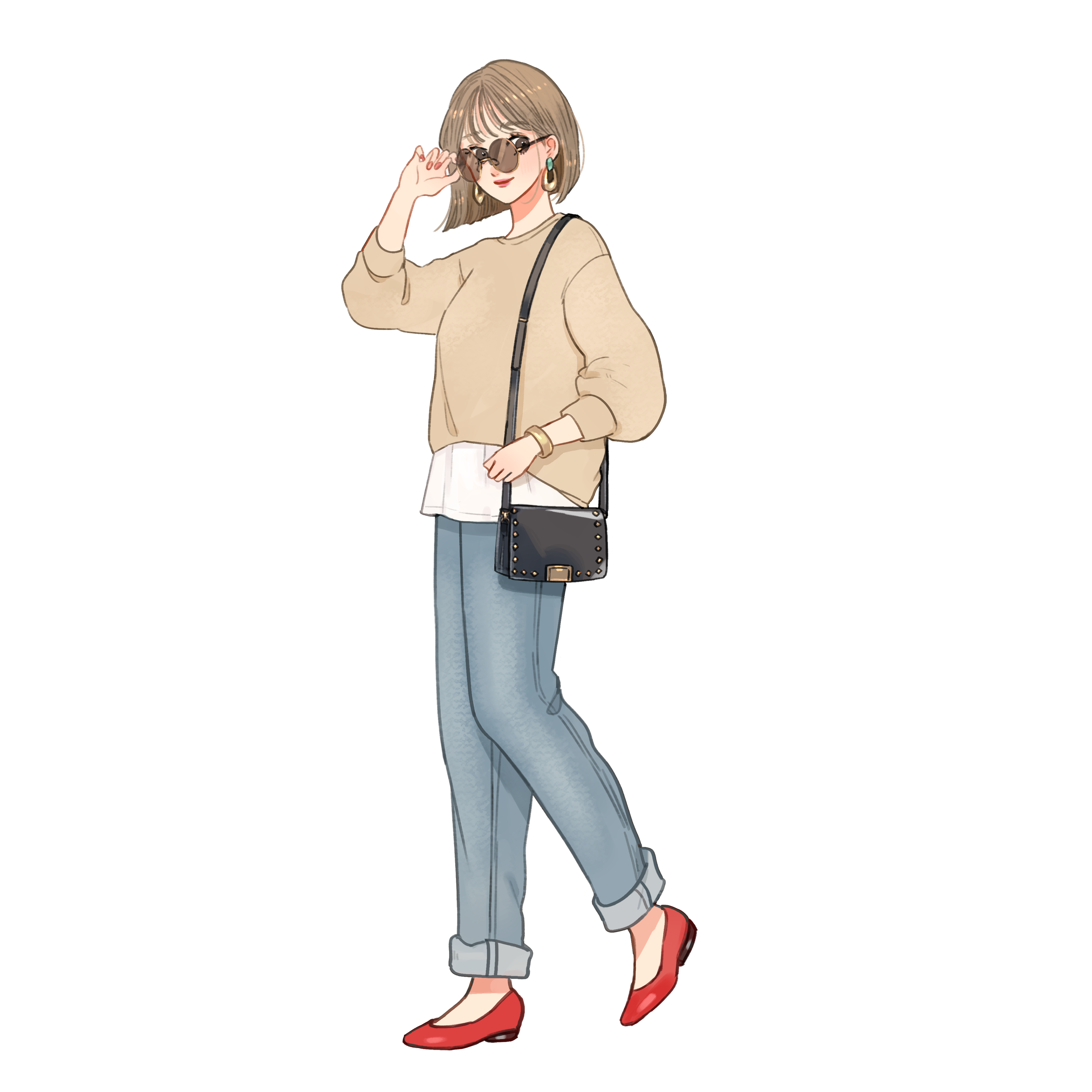 イラストレーターmeecoのポートフォリオサイト グーネット ファッション系イラスト