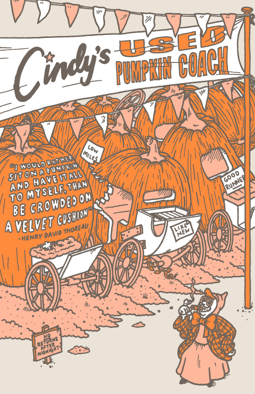 BM 17 - "I would rather sit on a pumpkin and have it all to myself, than be crowded on a velvet cushion"