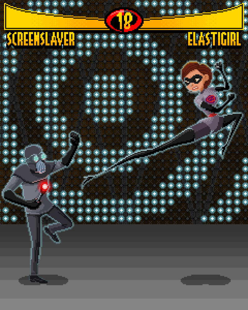 The Incredibles 2 - Screenslaver Vs. Elastigirl