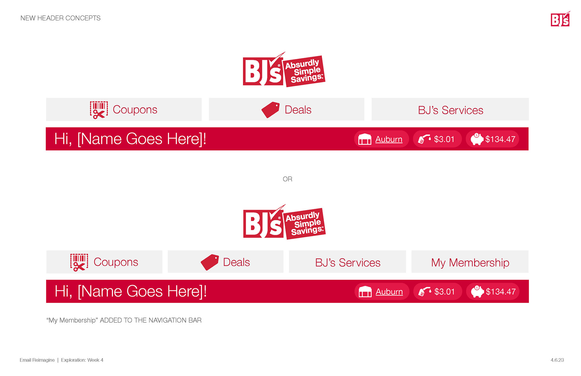 Proposed updated header