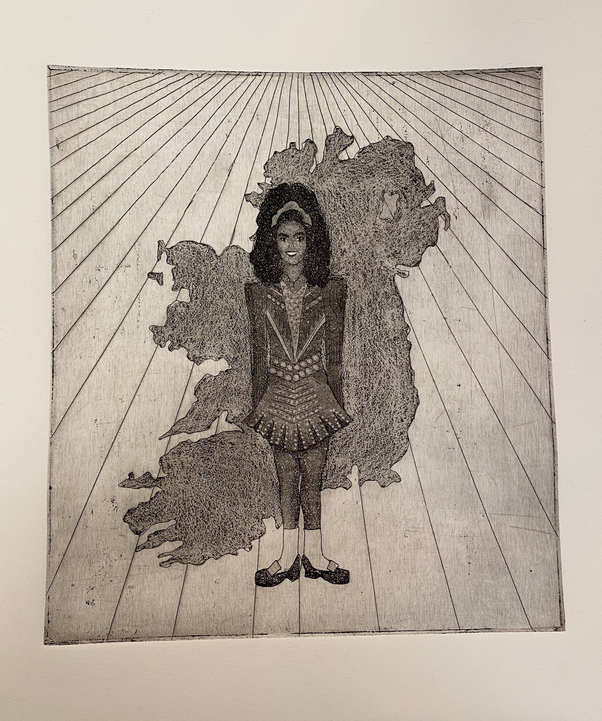 The Motherland. Drypoint and aquatint on zinc plate. Edition of 5. (October 2021)