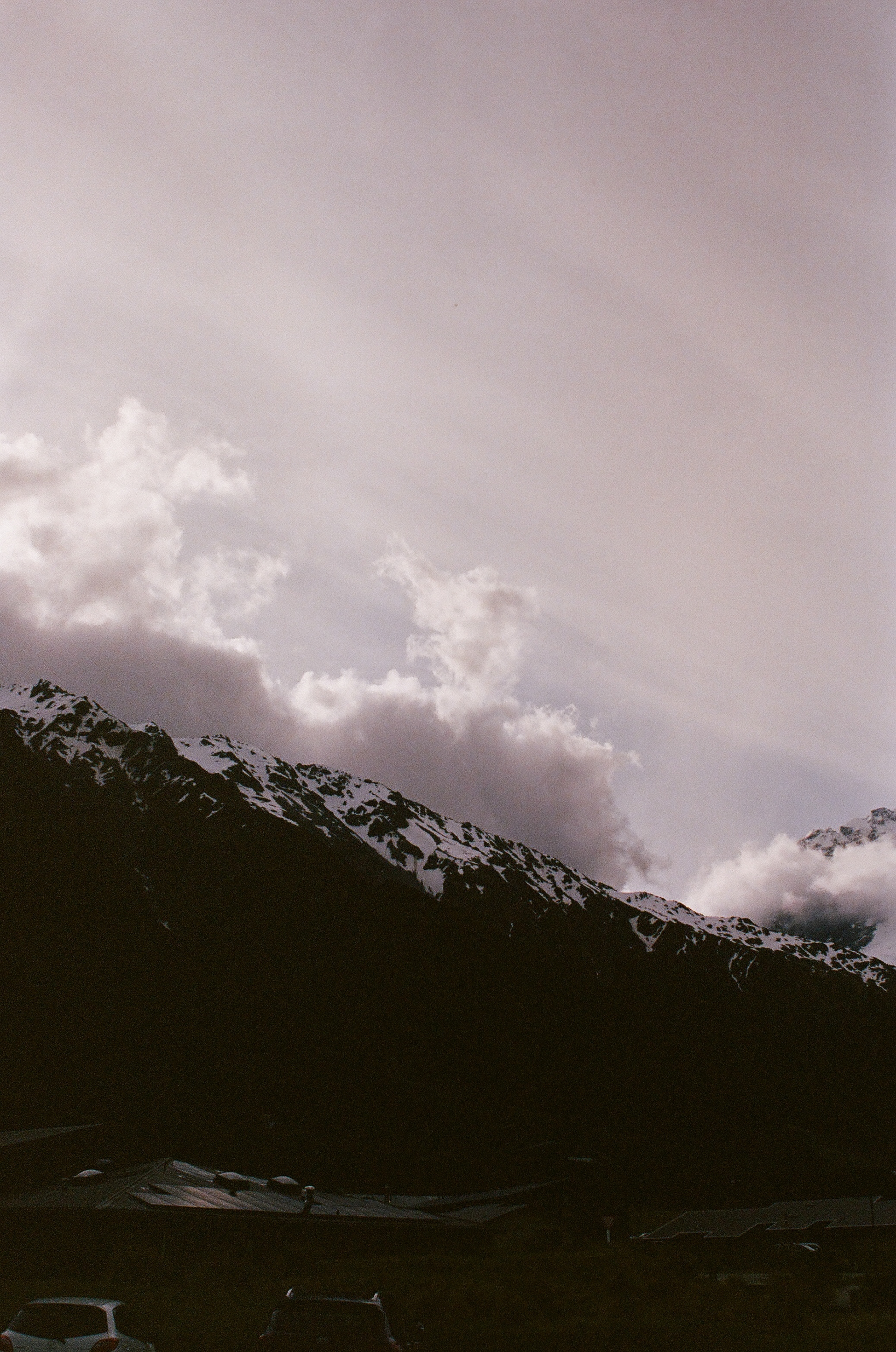 Clouds over the ridge. November 2024 (35mm film)