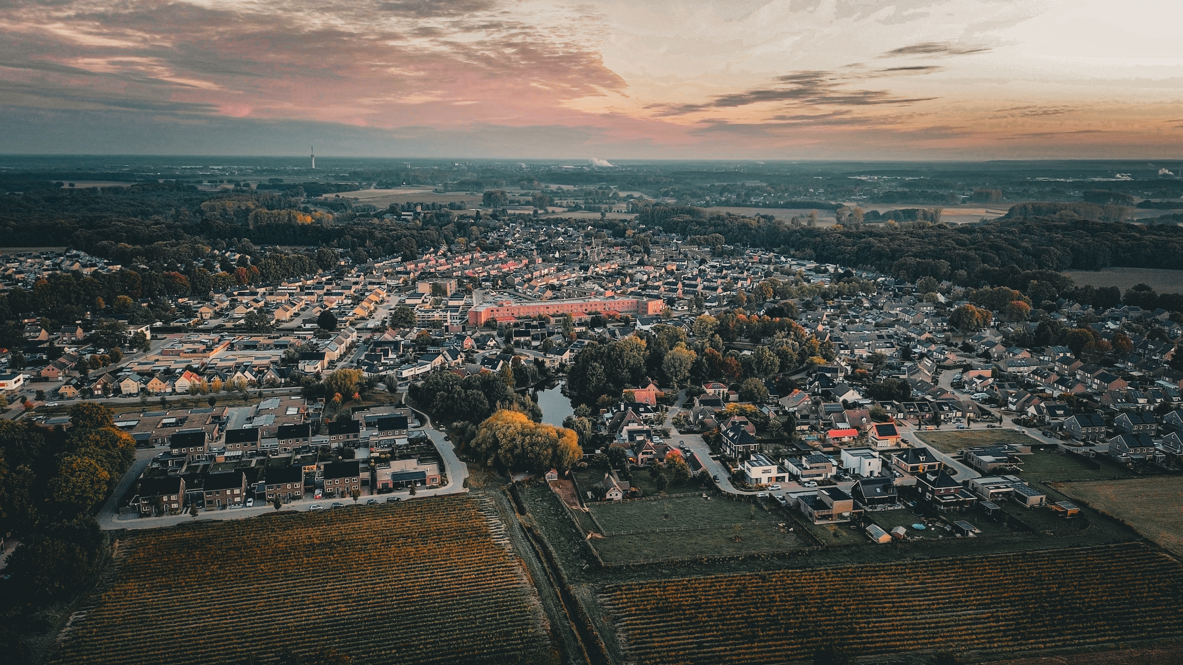 Sint Odiliënberg in het ochtendlicht