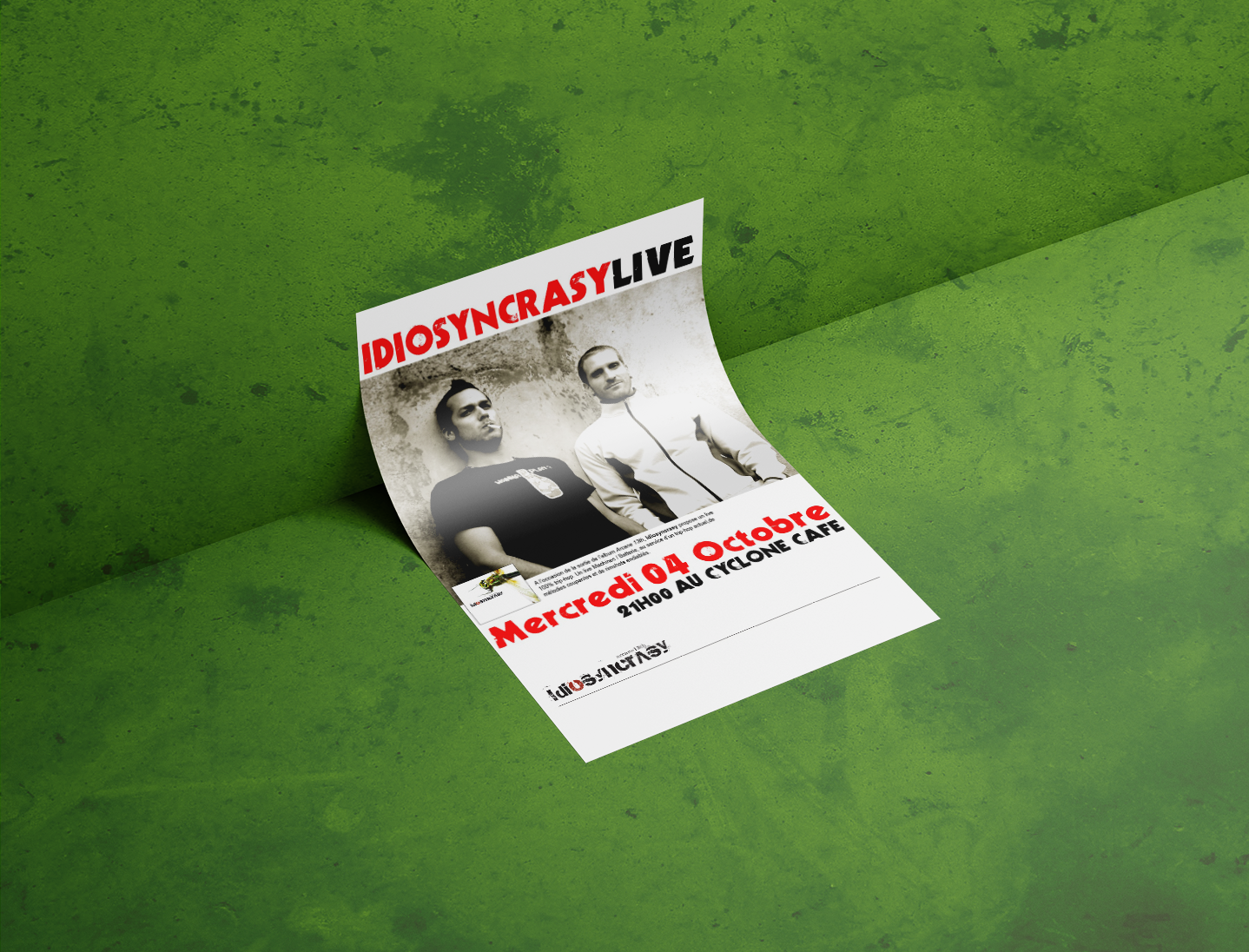 Launch party flyer