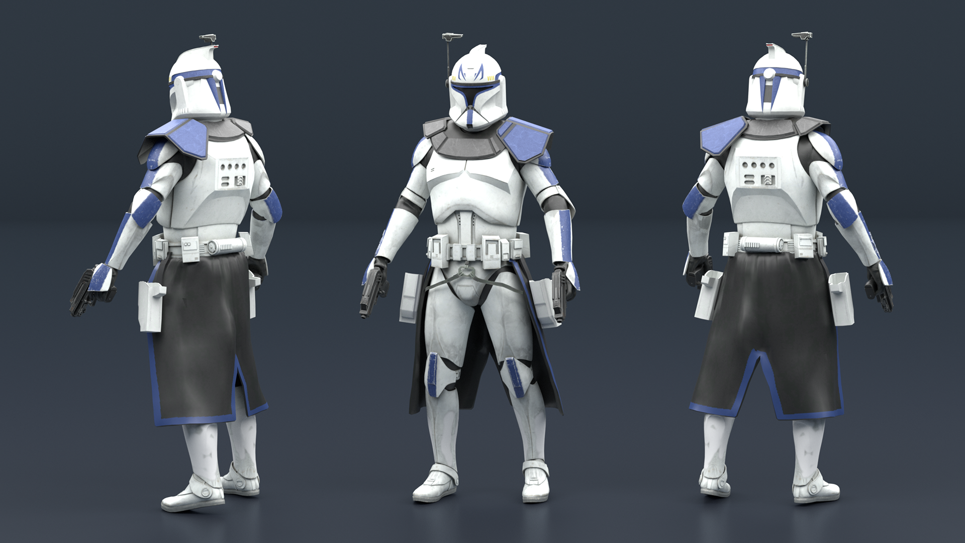 Captain Rex - Phase 1 / Realistic Attachments