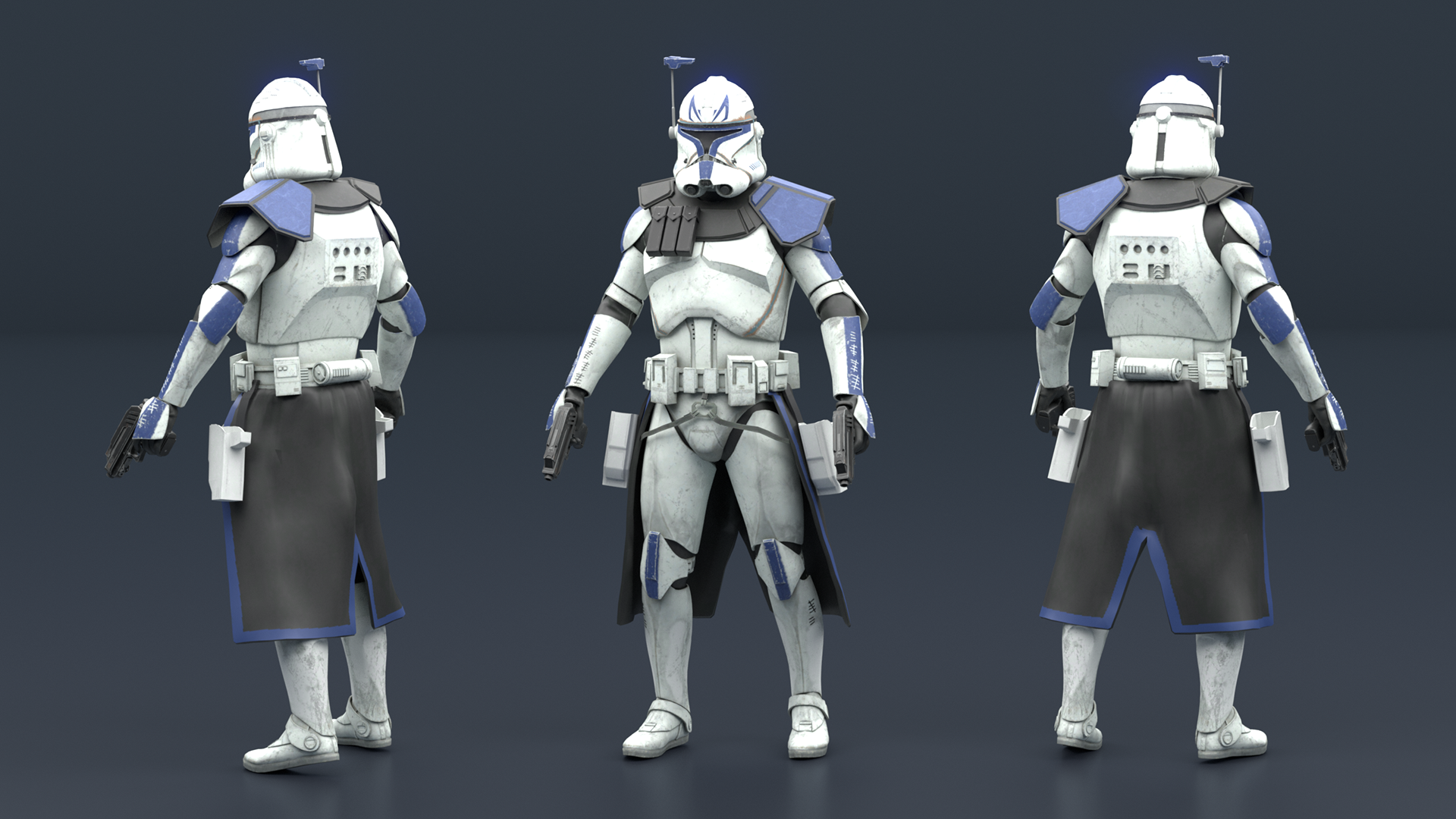 Captain Rex - Phase 2 / Realistic Attachments