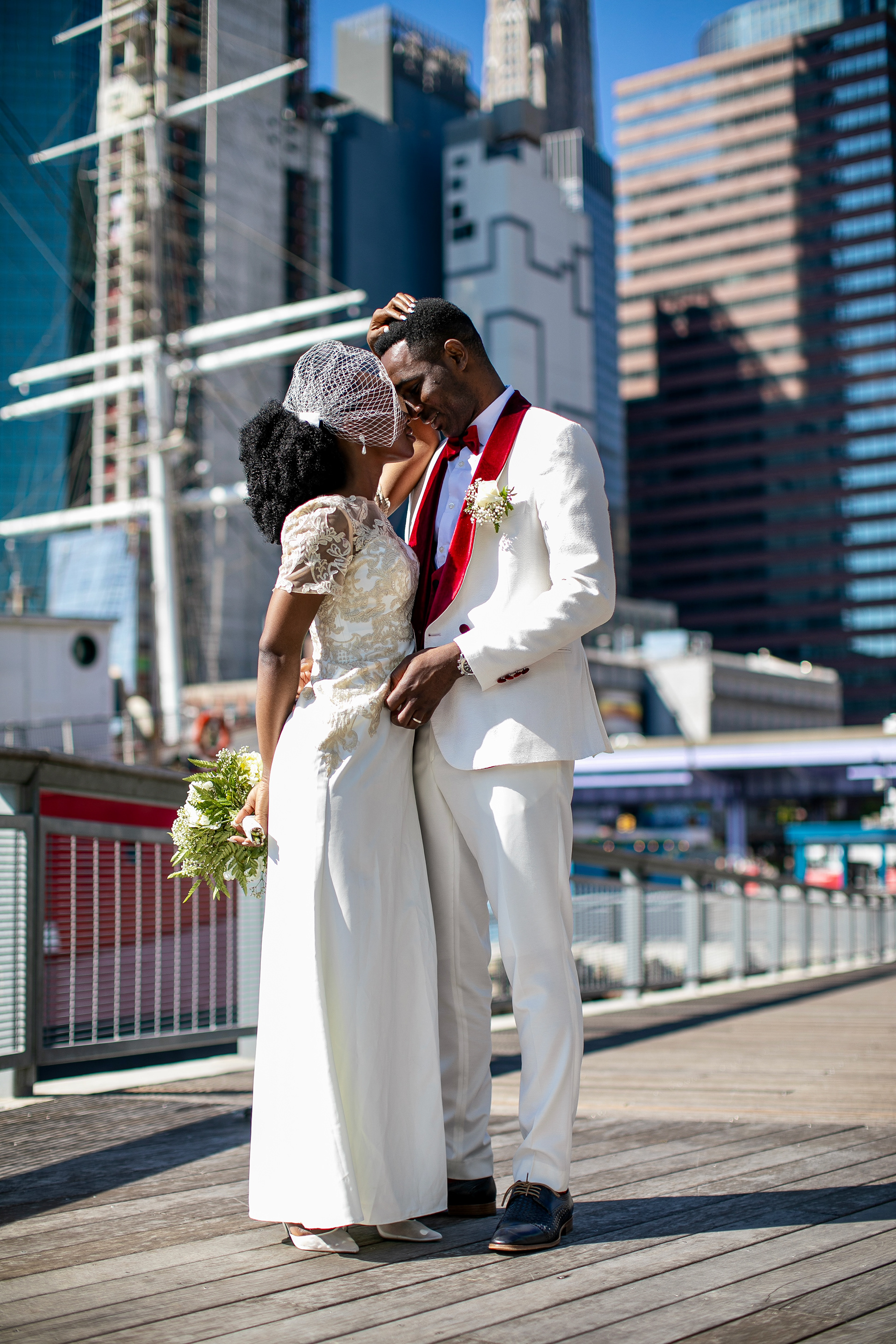 Engagement Session - South Street Seaport, Manhattan NYC