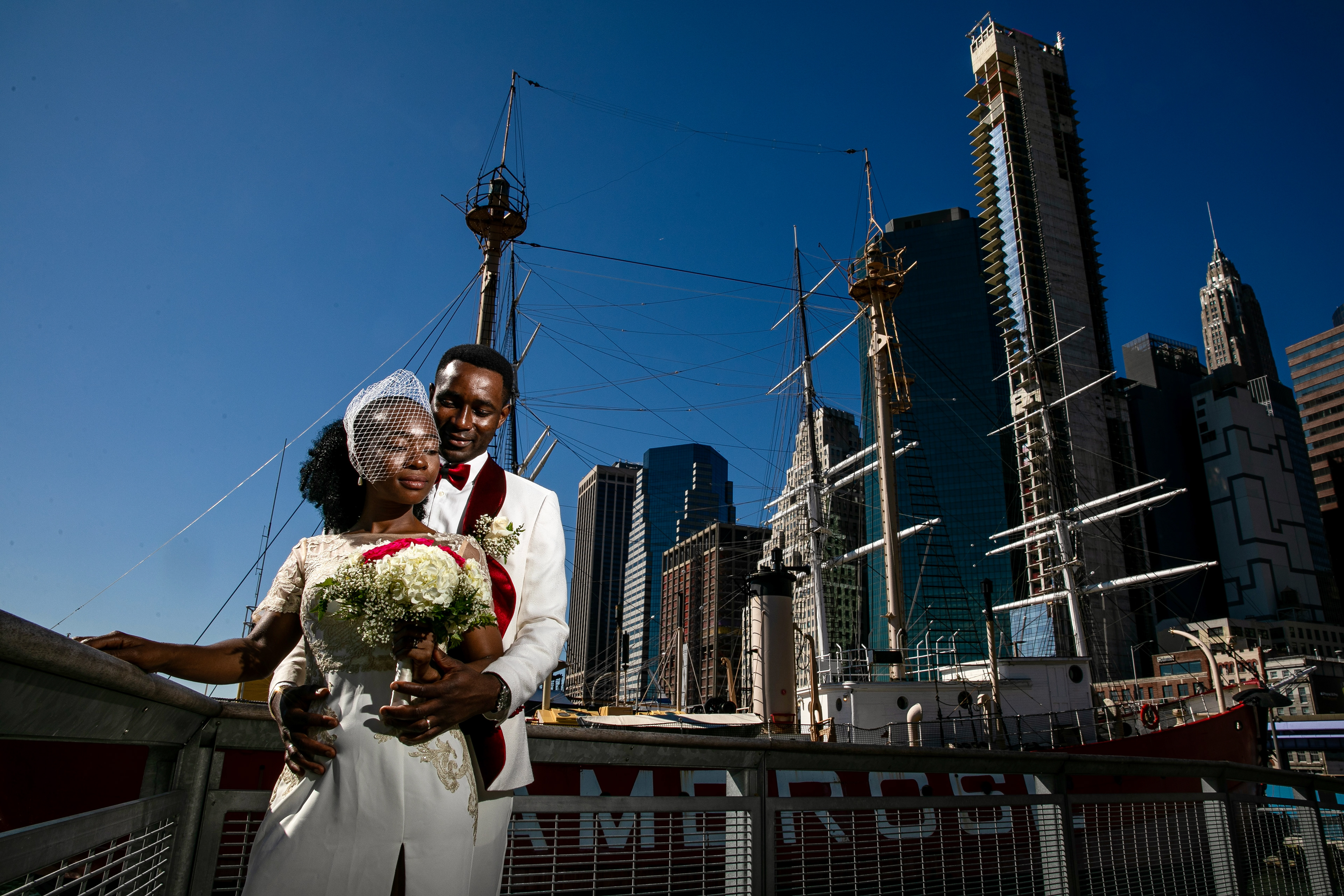 Engagement Session - South Street Seaport, Manhattan NYC