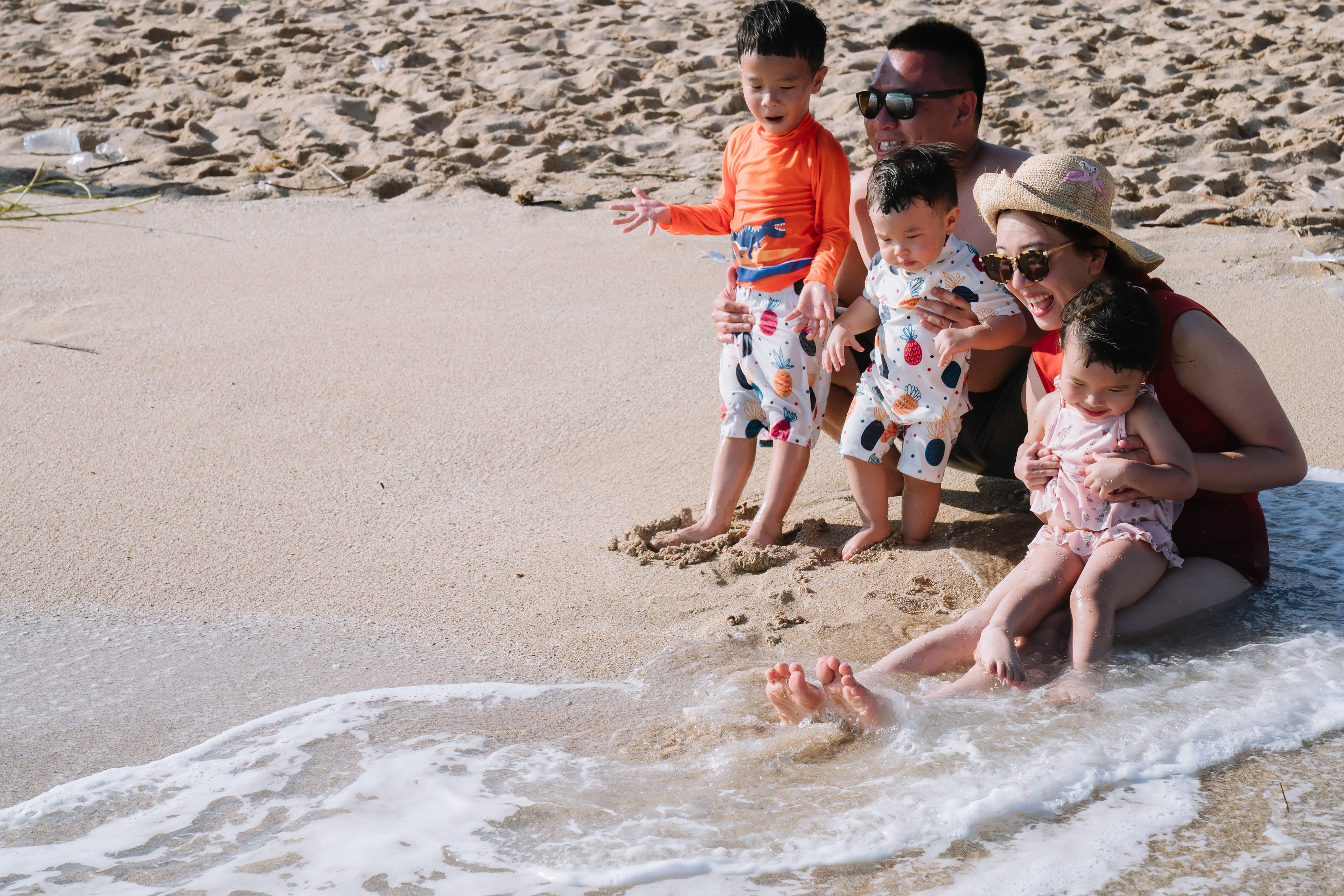 家庭寫真|We are family|墾丁旅拍|生活感風格寫真|鳥先生鳥夫人