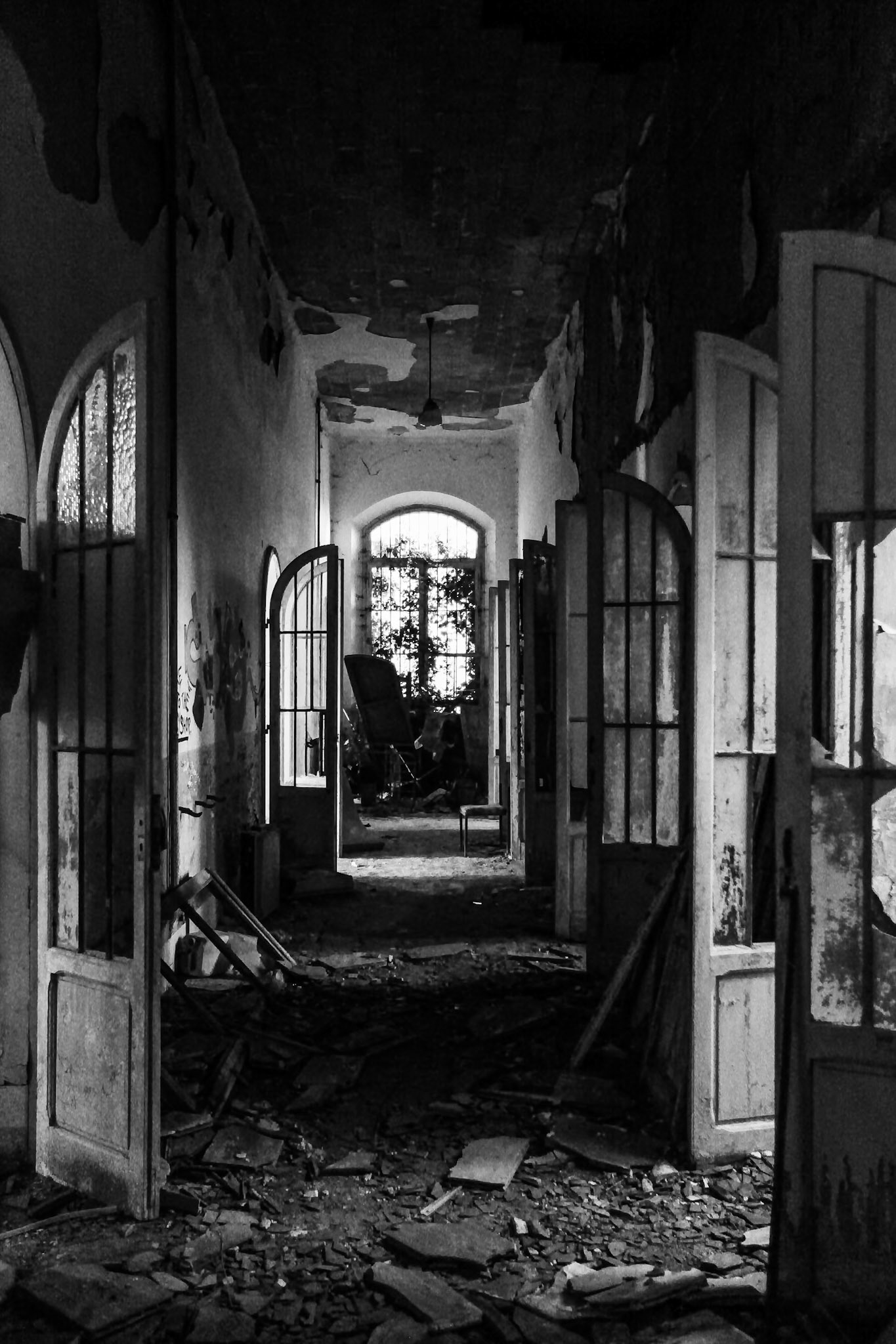 padiglione Maragliano - corridoio piano terra