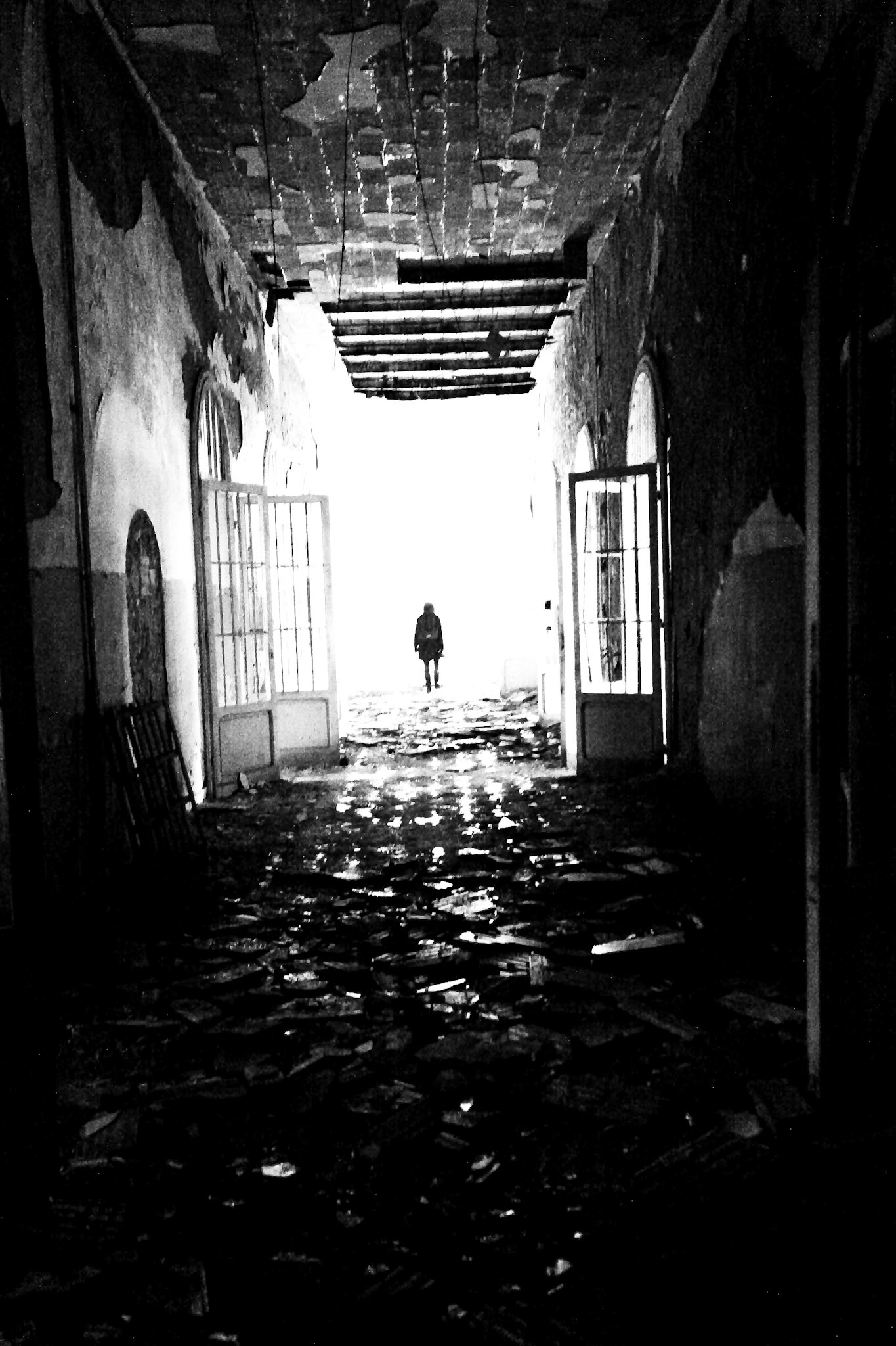 padiglione Ferri - corridoi piano terra