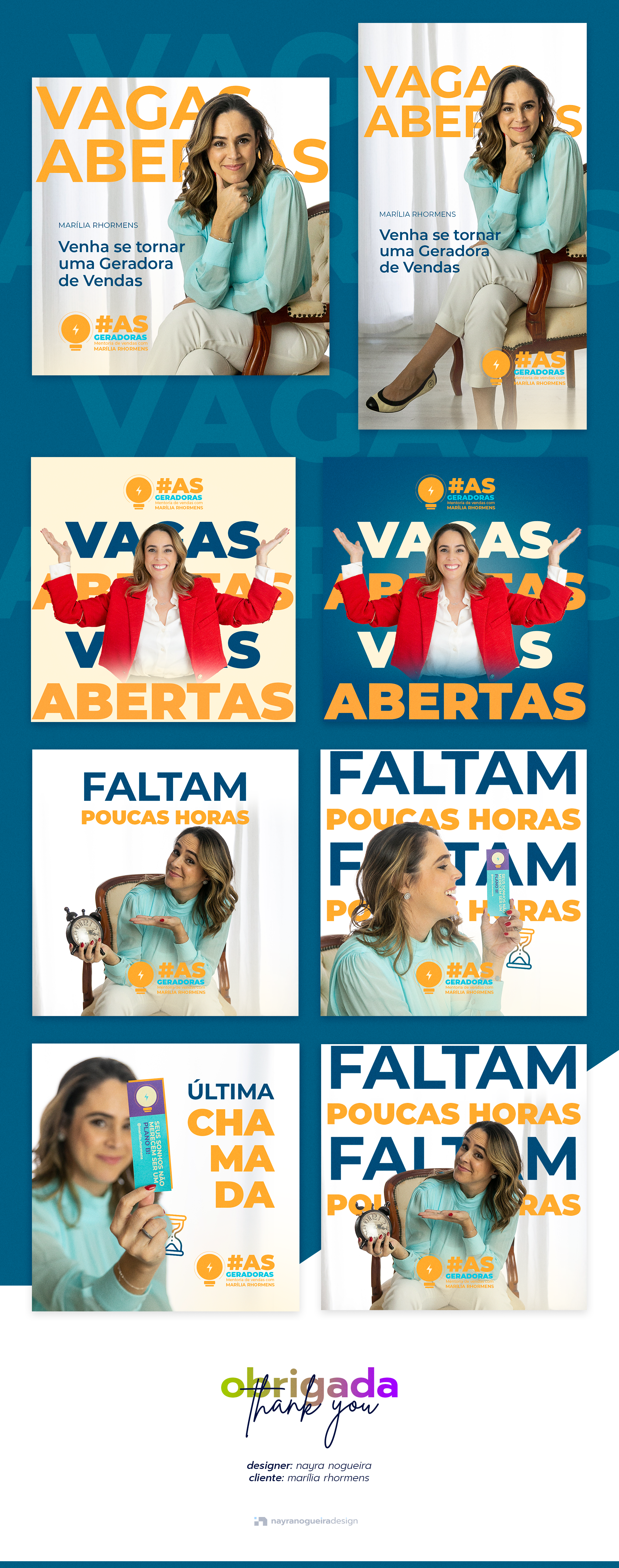 criativos de vagas abertas Marília Rhormens