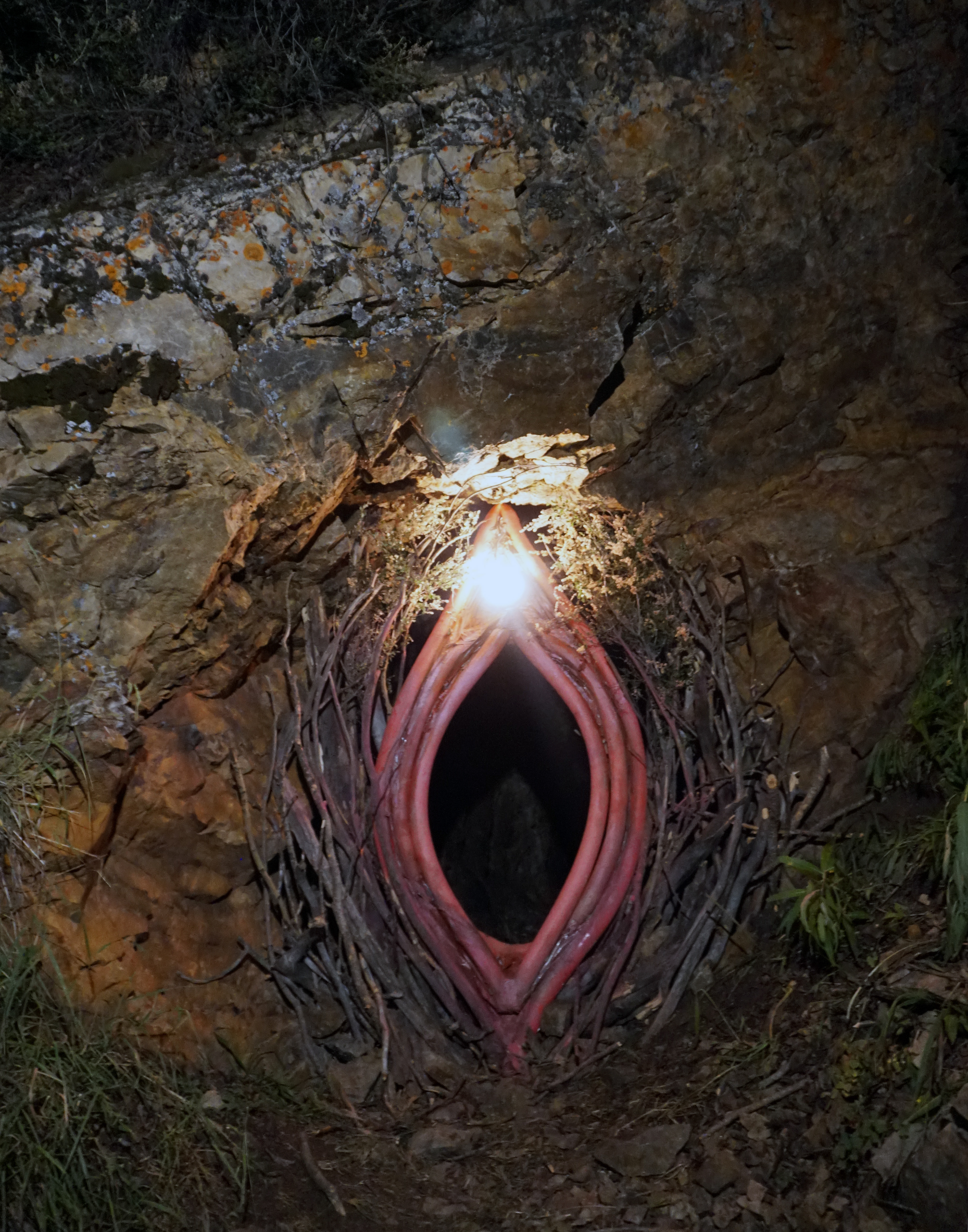 After making their way through the long birth canal of Nature, visitors are reborn into the world, reborn from the source of all life on Earth