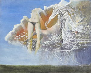 Numberless Heart of the Wind, Oil and aerosol on canvas