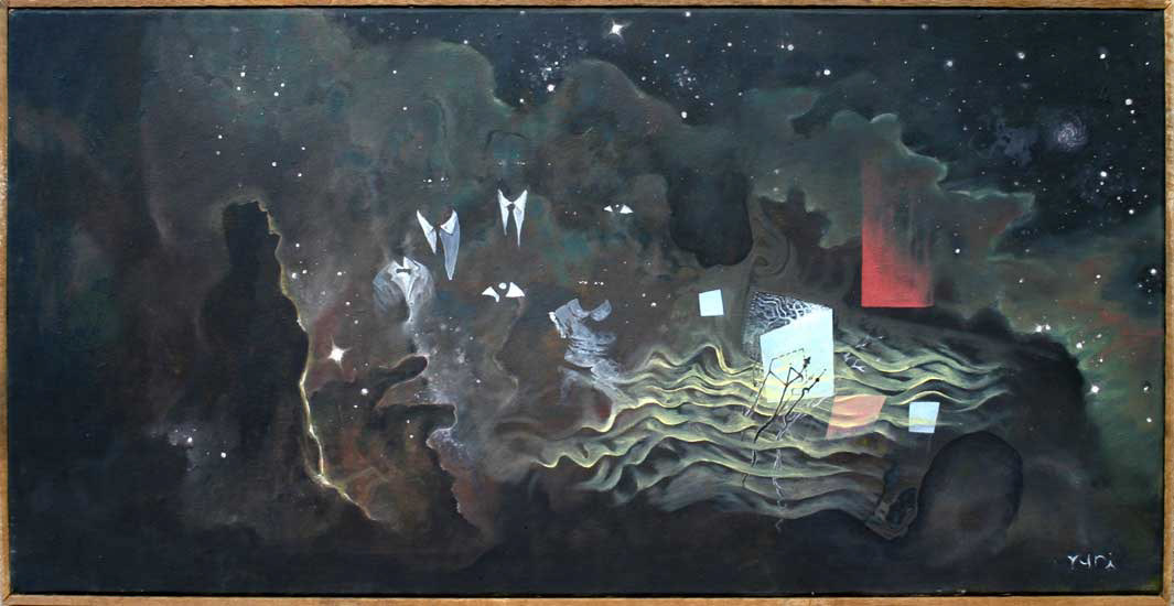 Yabek (art of empty), Oil on canvas