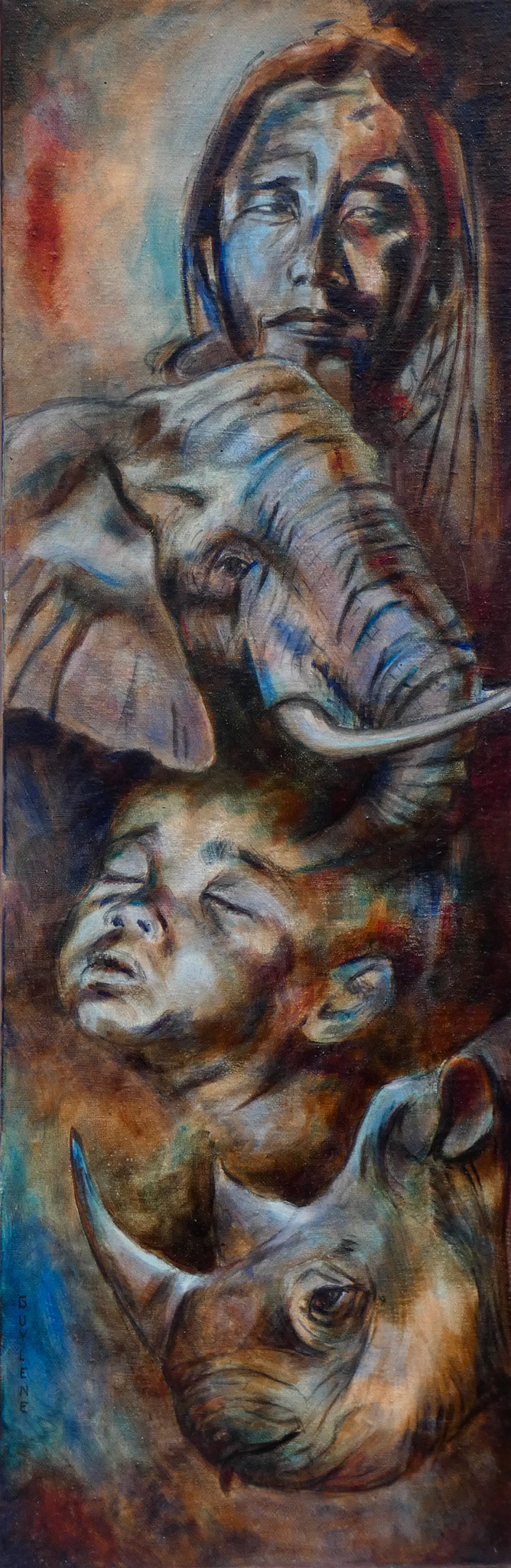 Mémoire - Glacis à l'huile - 25/75 cm