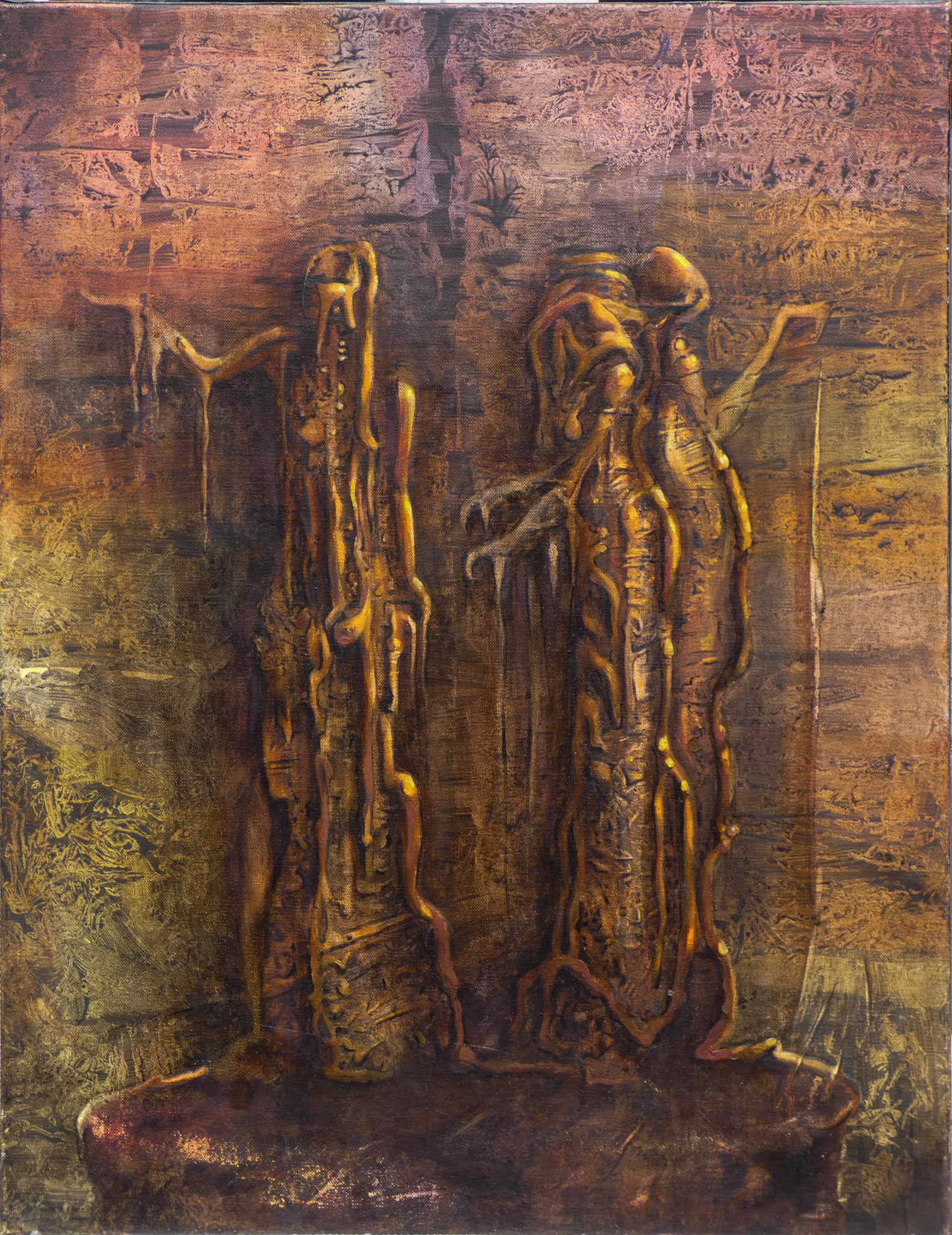 Les princes mendiants - Techniques mixtes - 50/56 cm