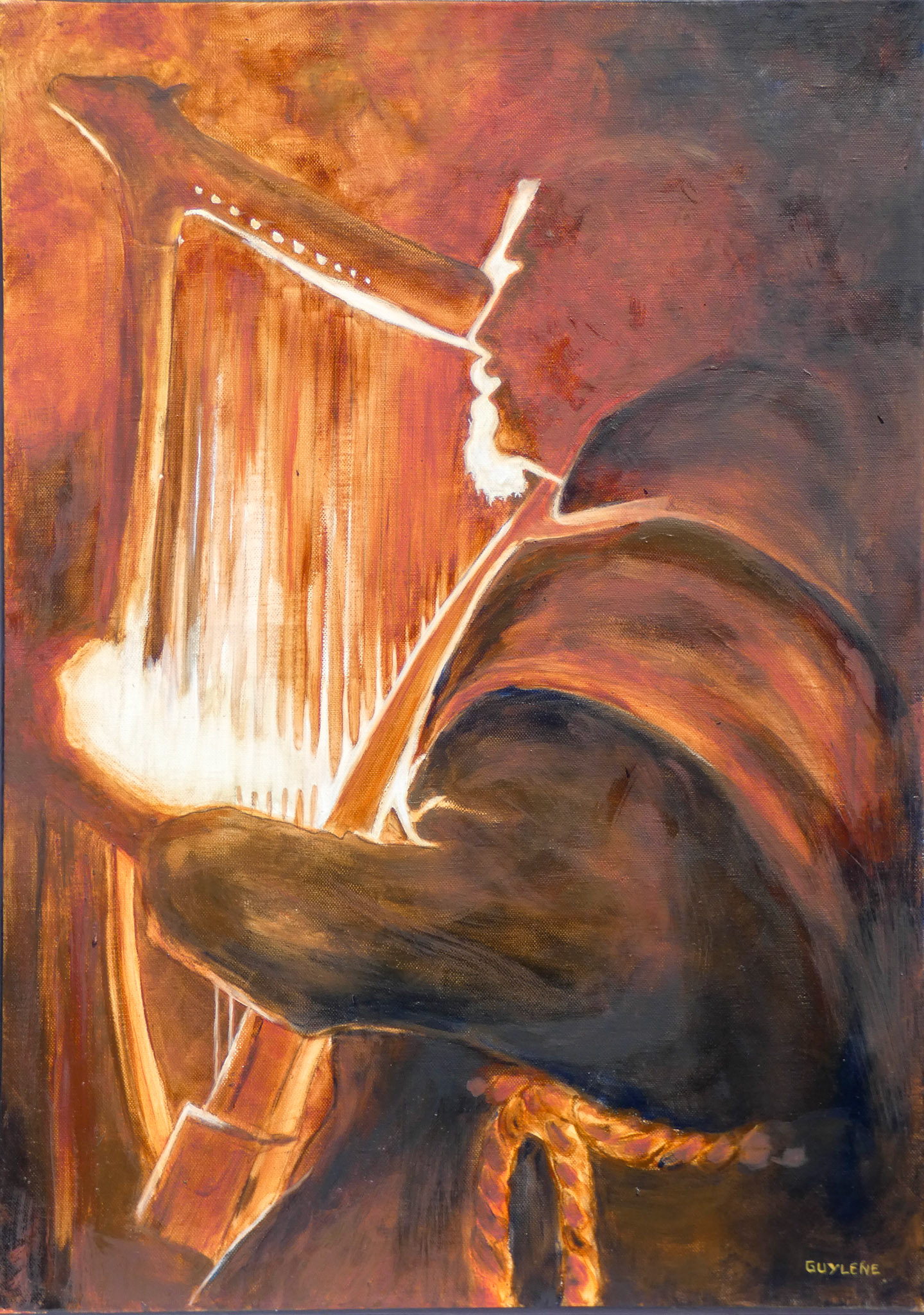 Le Barde - Glacis à l'huile - 50/70 cm