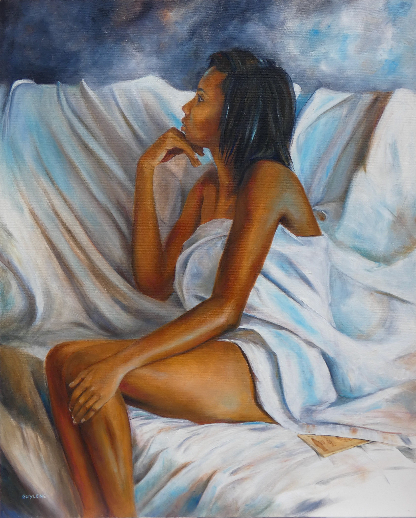 Carmelle - Acrylique - 81/100 cm