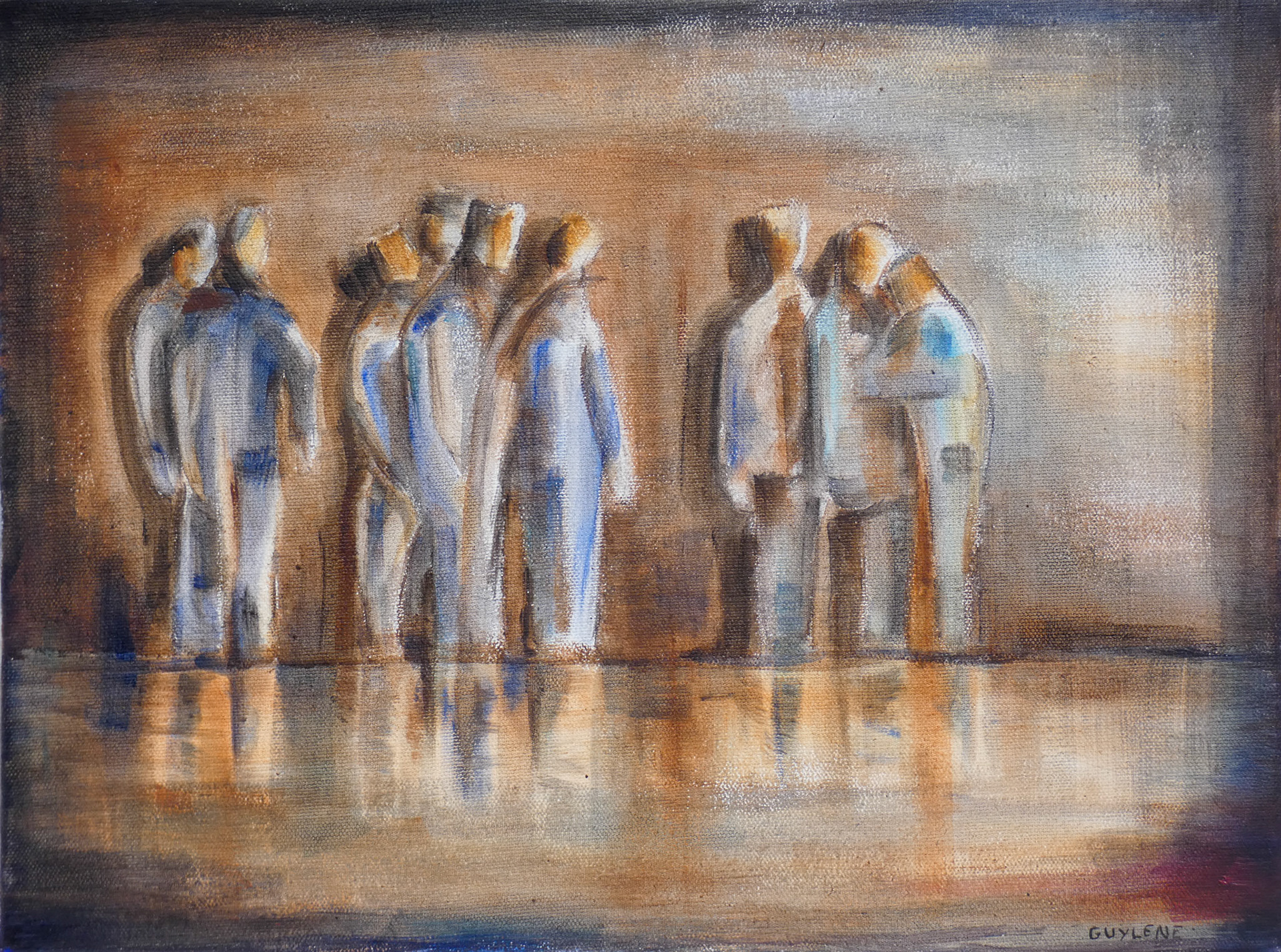 Glacis à l'acrylique - 30/40 cm