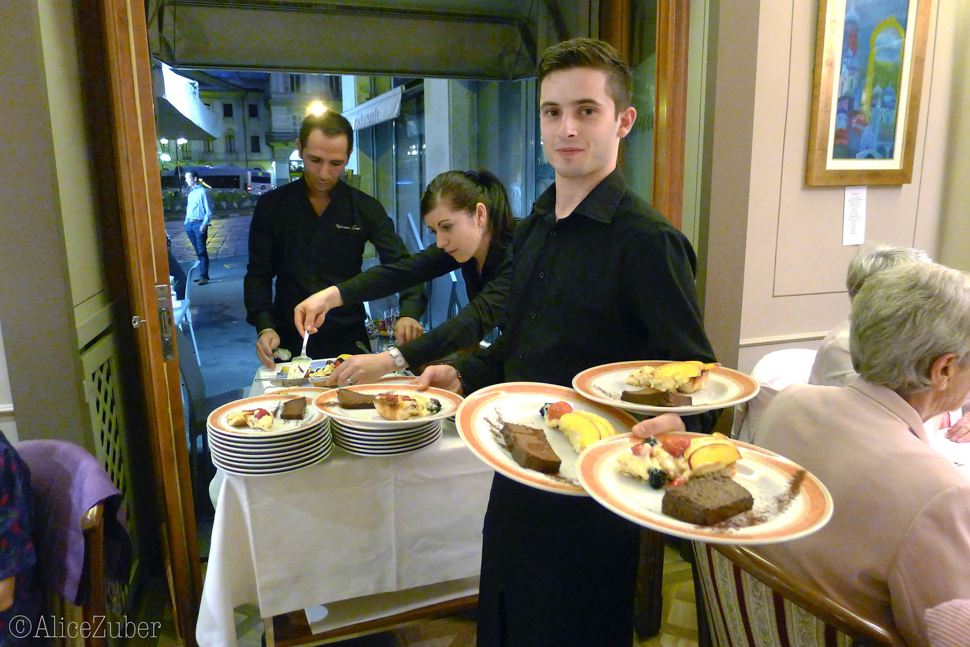Turin, restaurant Solferino