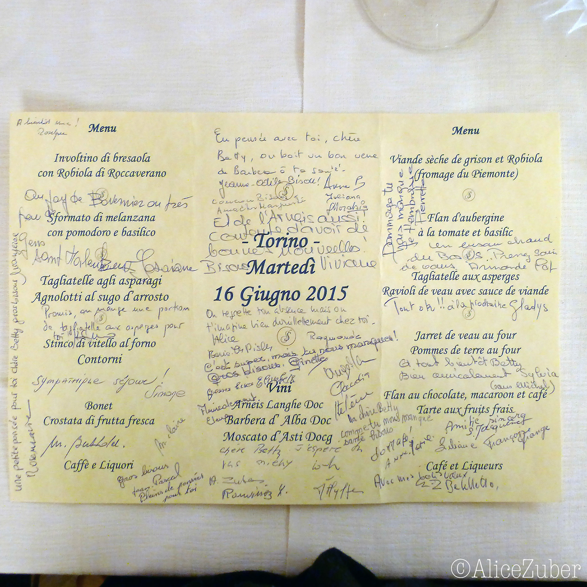 Turin, restaurant Solferino