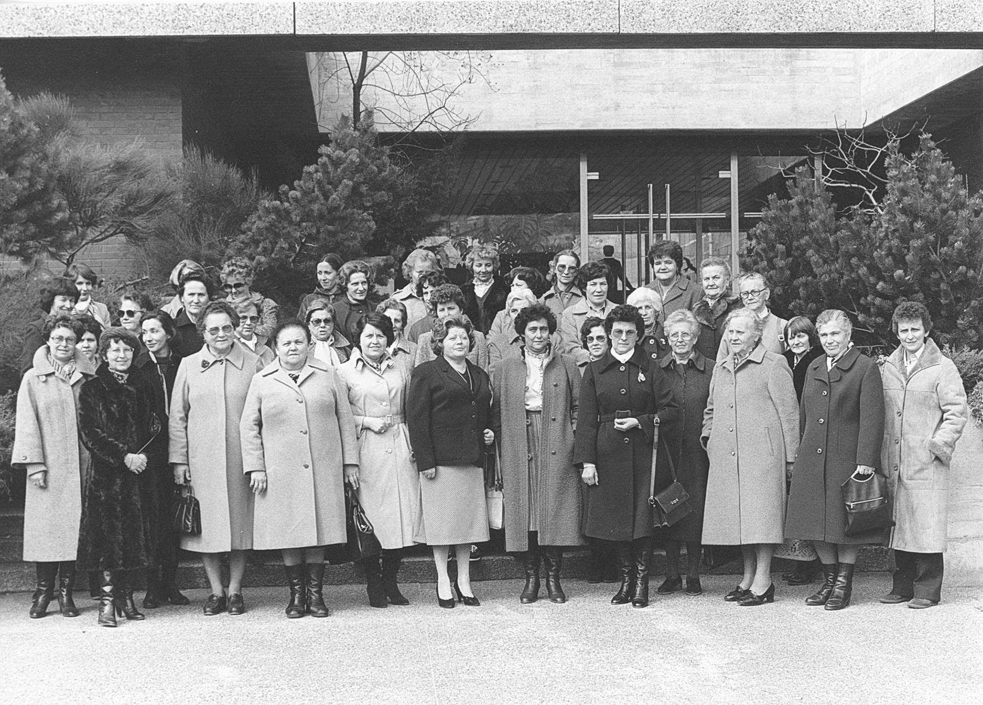 Visite Lonza, Viège, 1982 - Photo ©Lonza