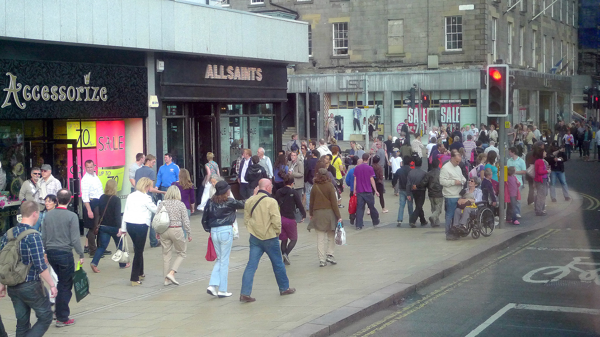 Dans les rues d'Edimbourg