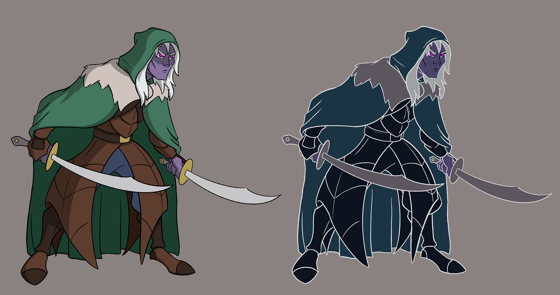 Daylight and Night palettes