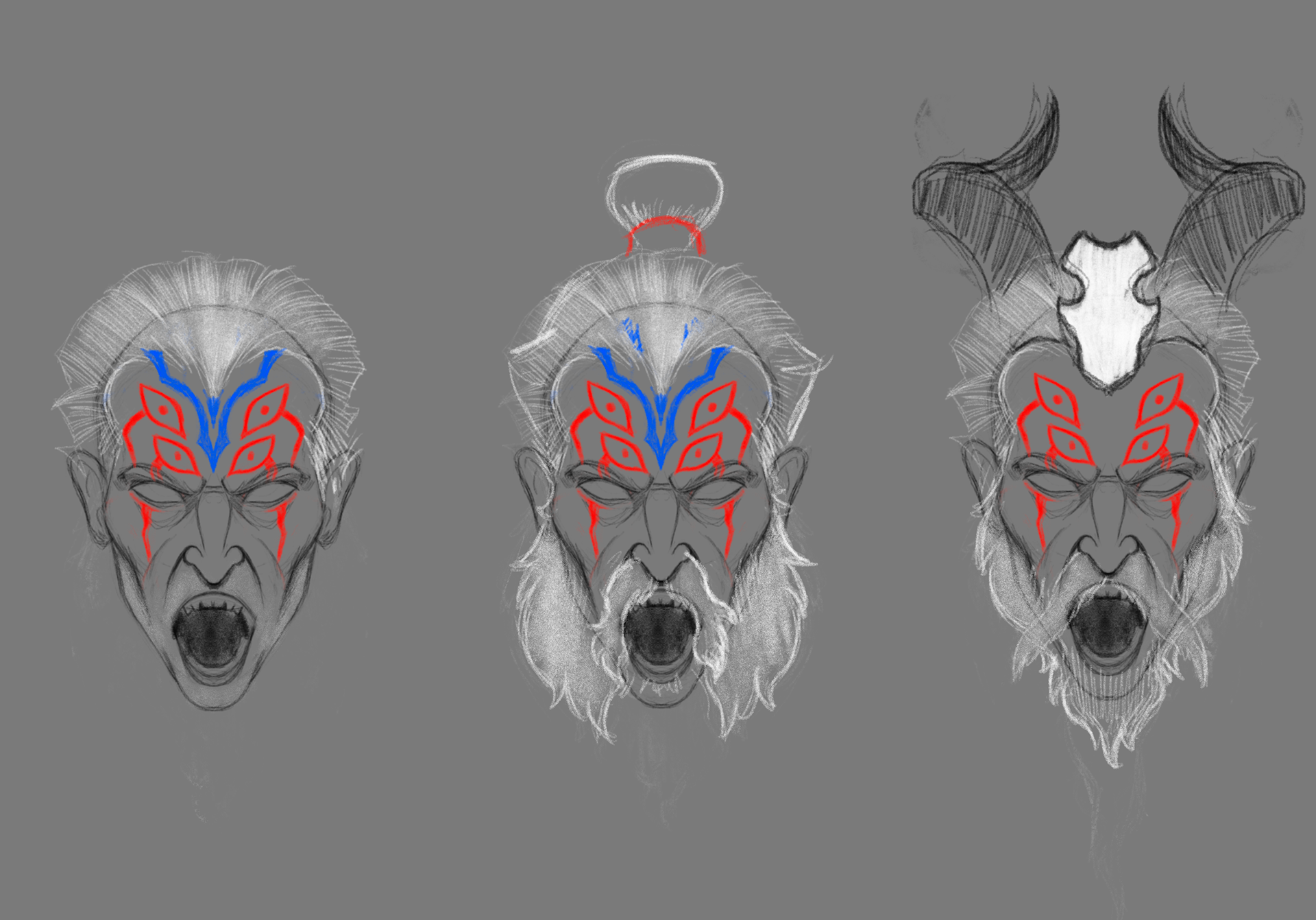 Head design iterations
