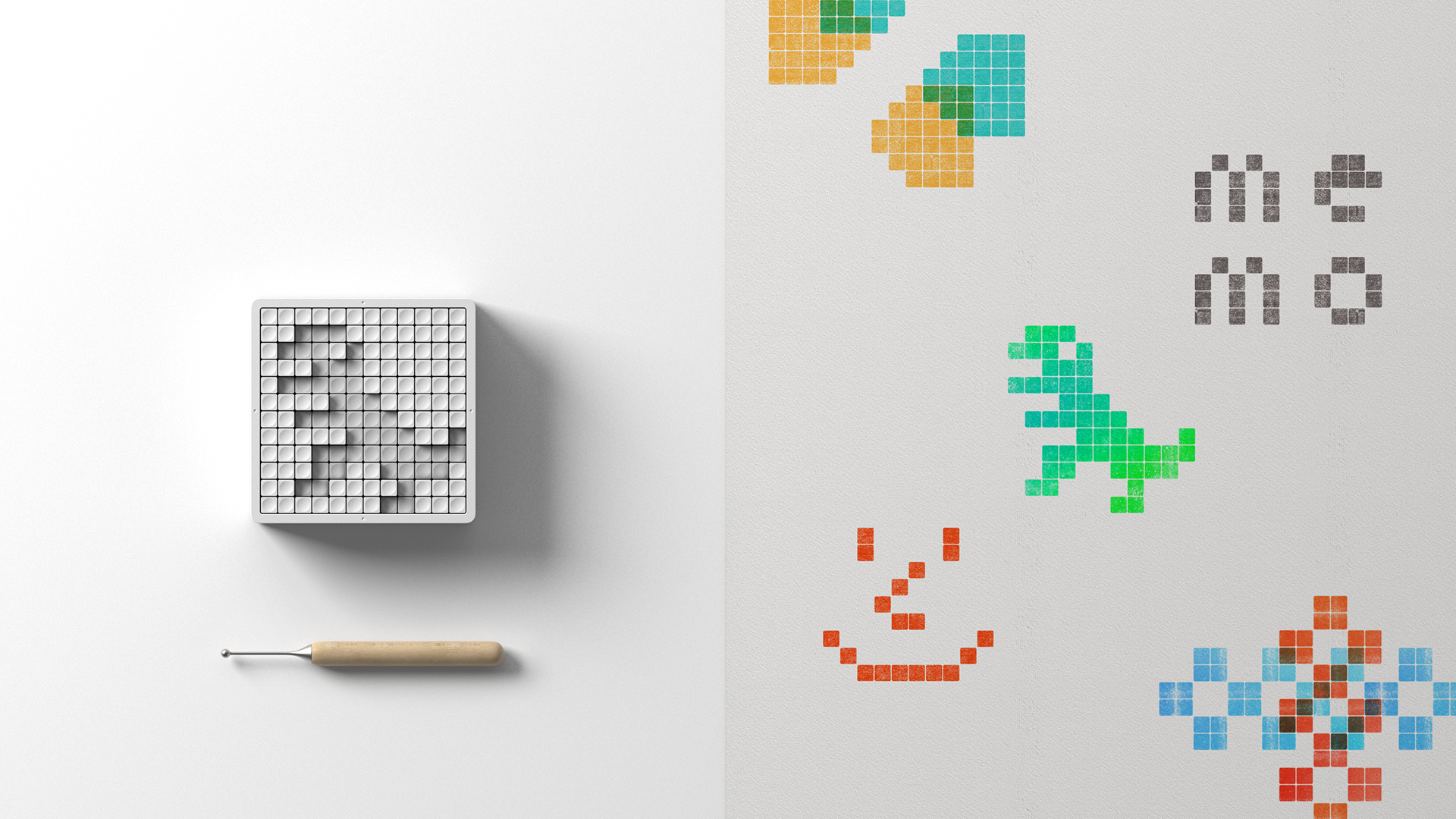 Build Your Own Customized Rubber Stamp, Pixel By Pixel