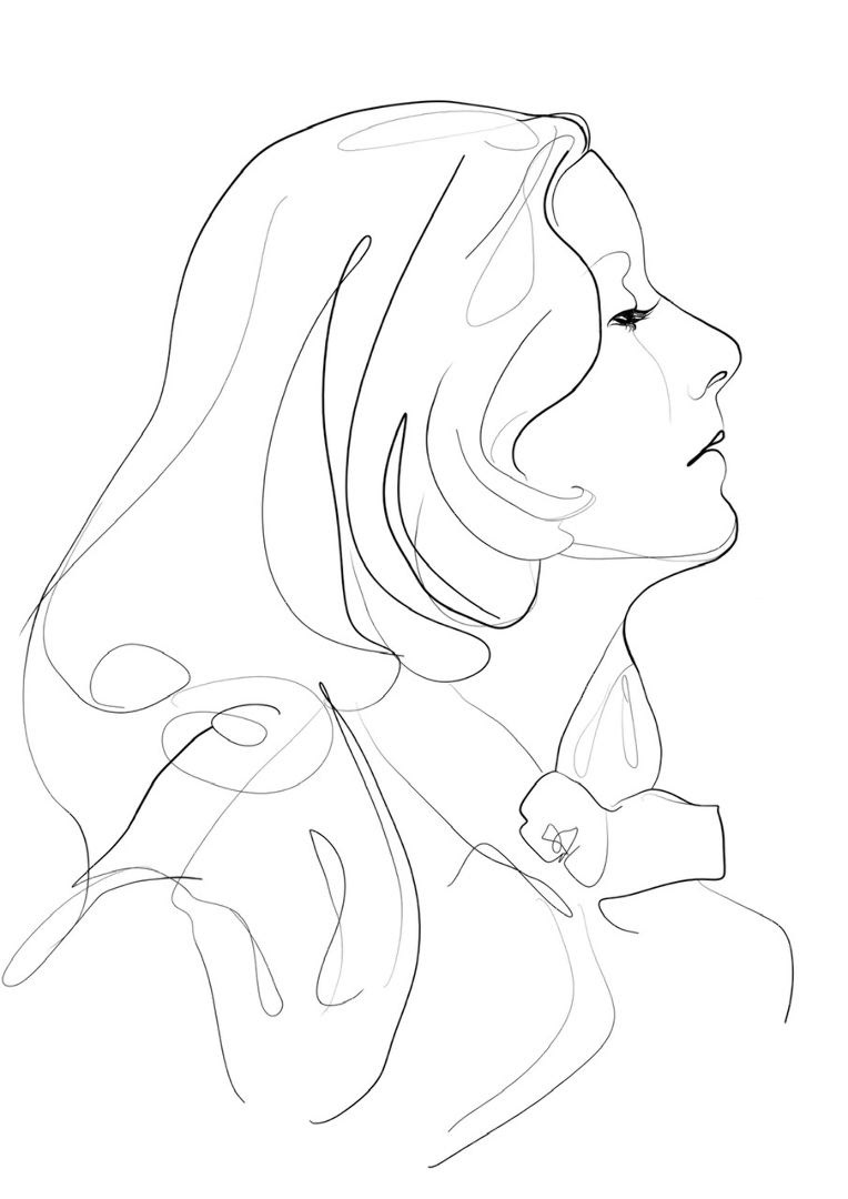 Vektorgrafik gjord i Adobe Fresco