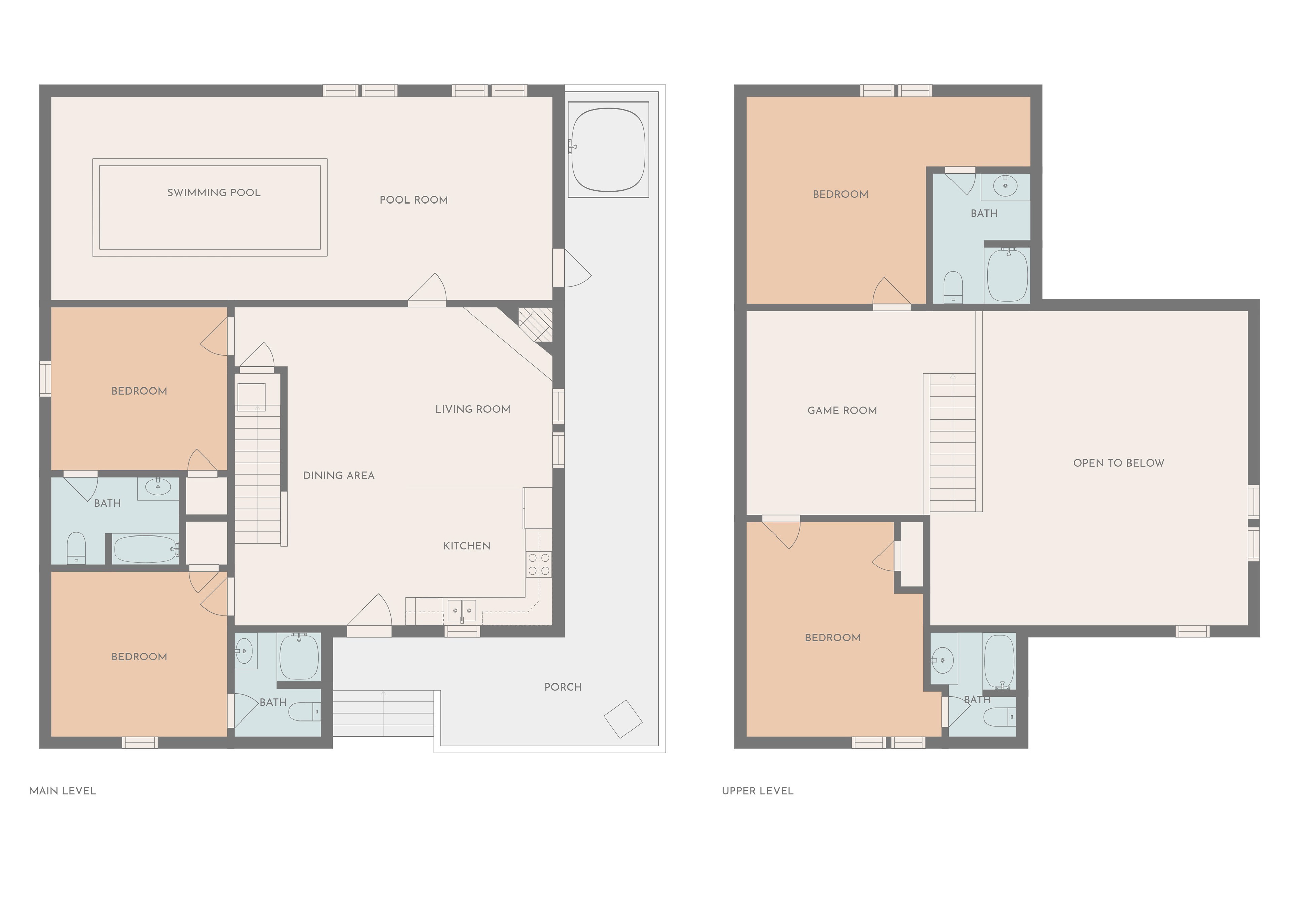 Four Bedroom Pool Cabin - Pigeon Forge
