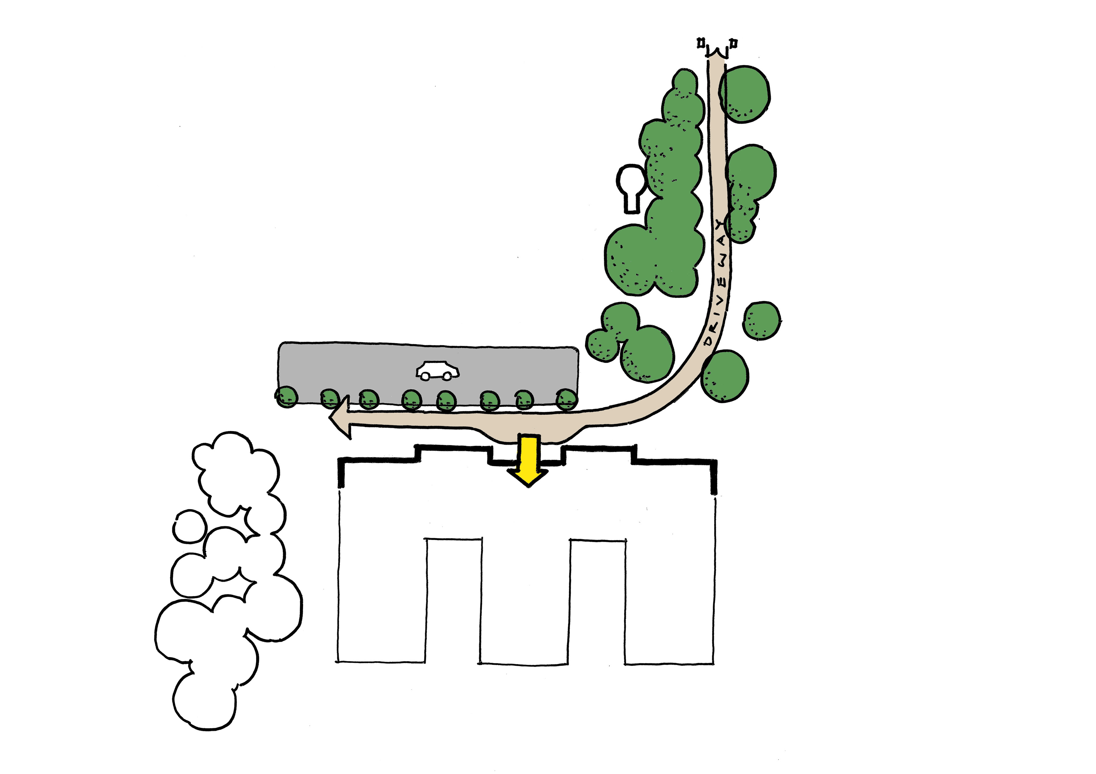 Direct level access and parking