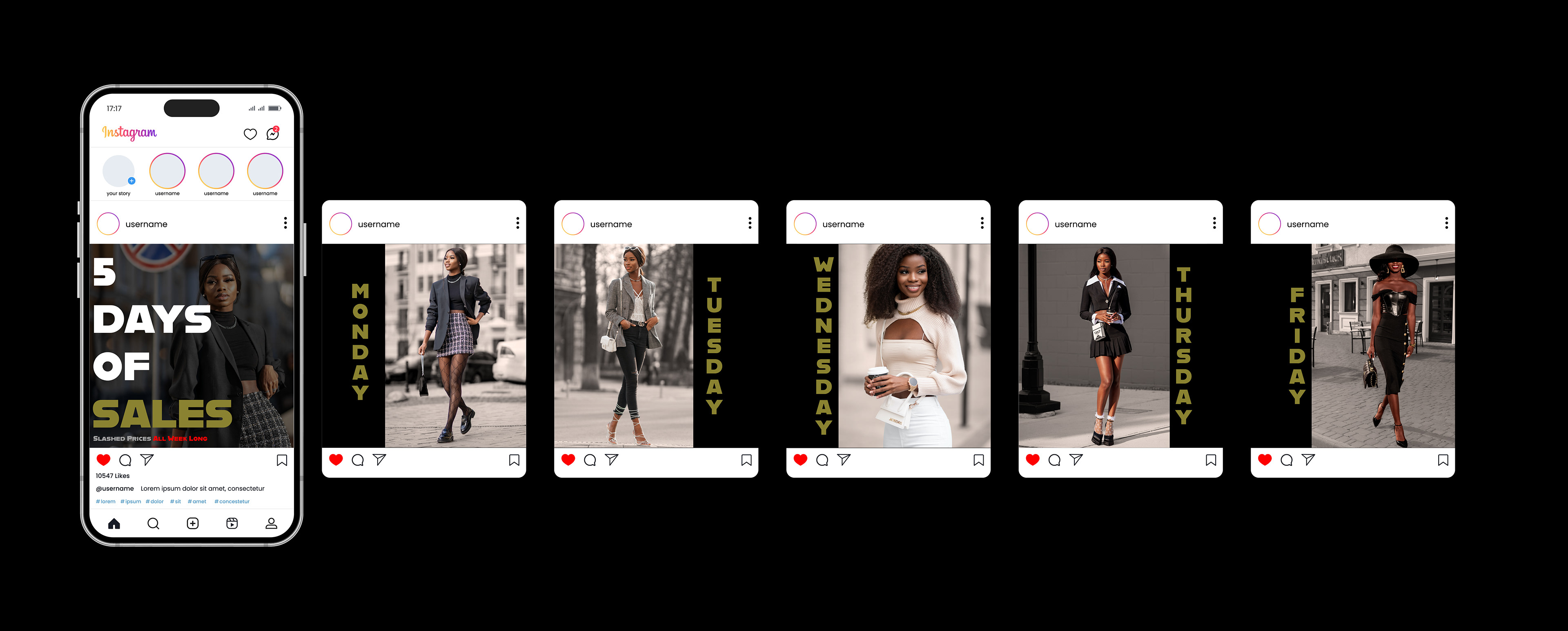 Instagram Ad Carousel Concept