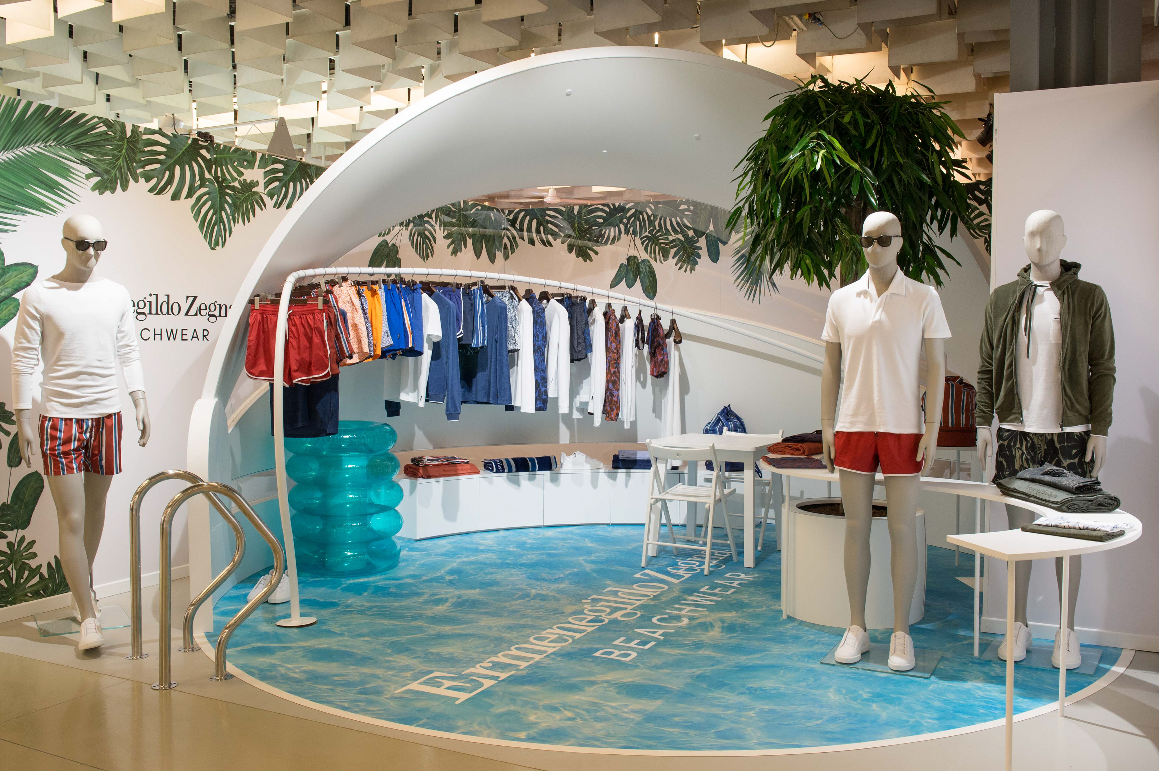 Pop-up Zegna Beachwear