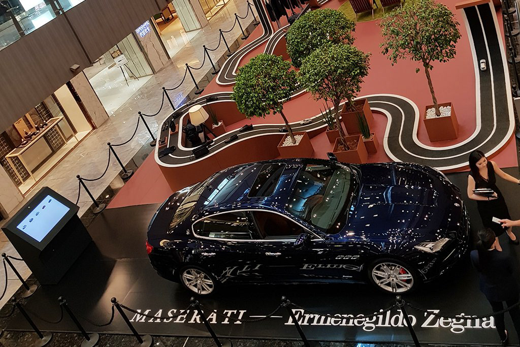 Pop-up Maserati Zegna