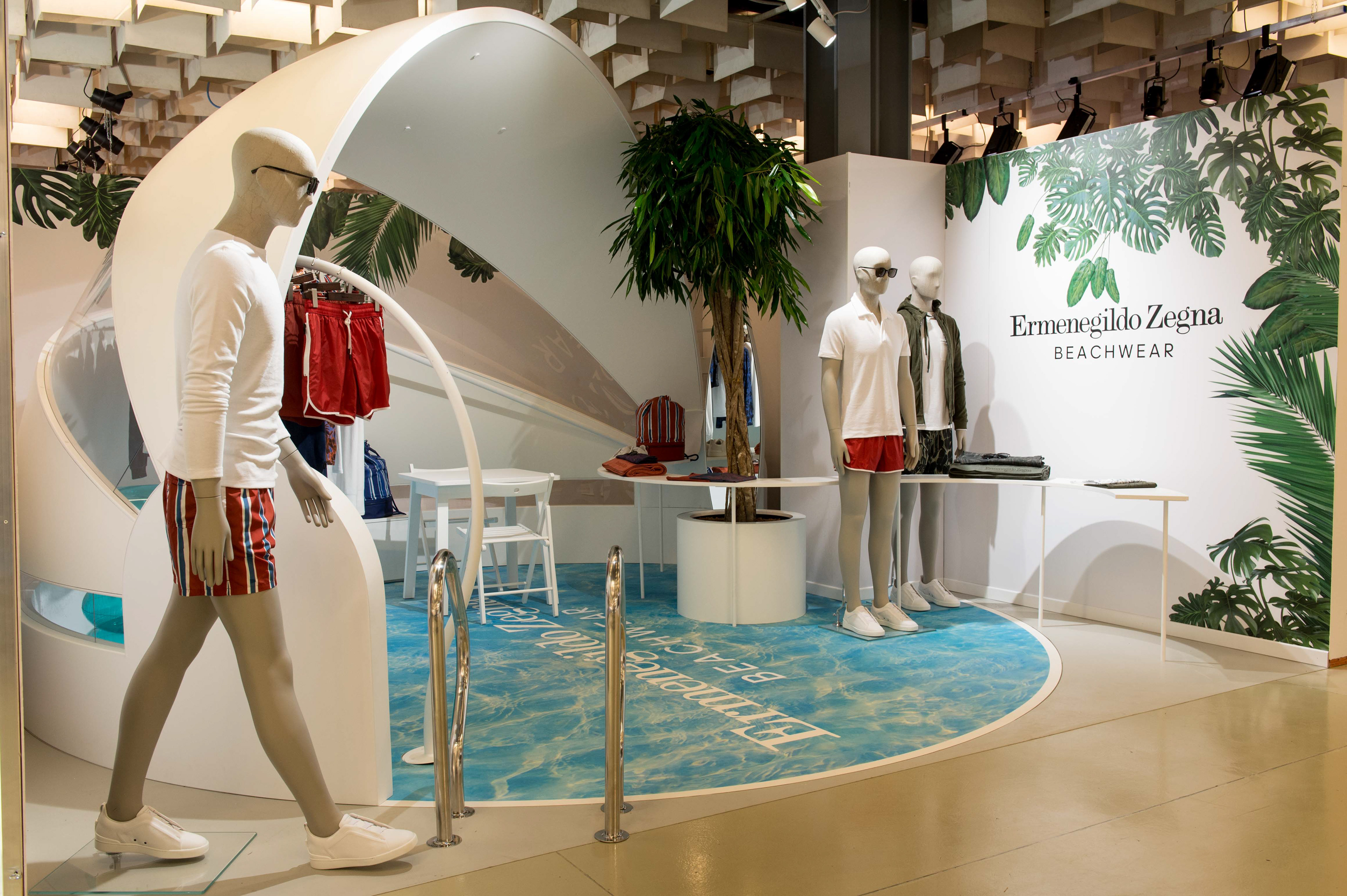 Pop-up Zegna Beachwear