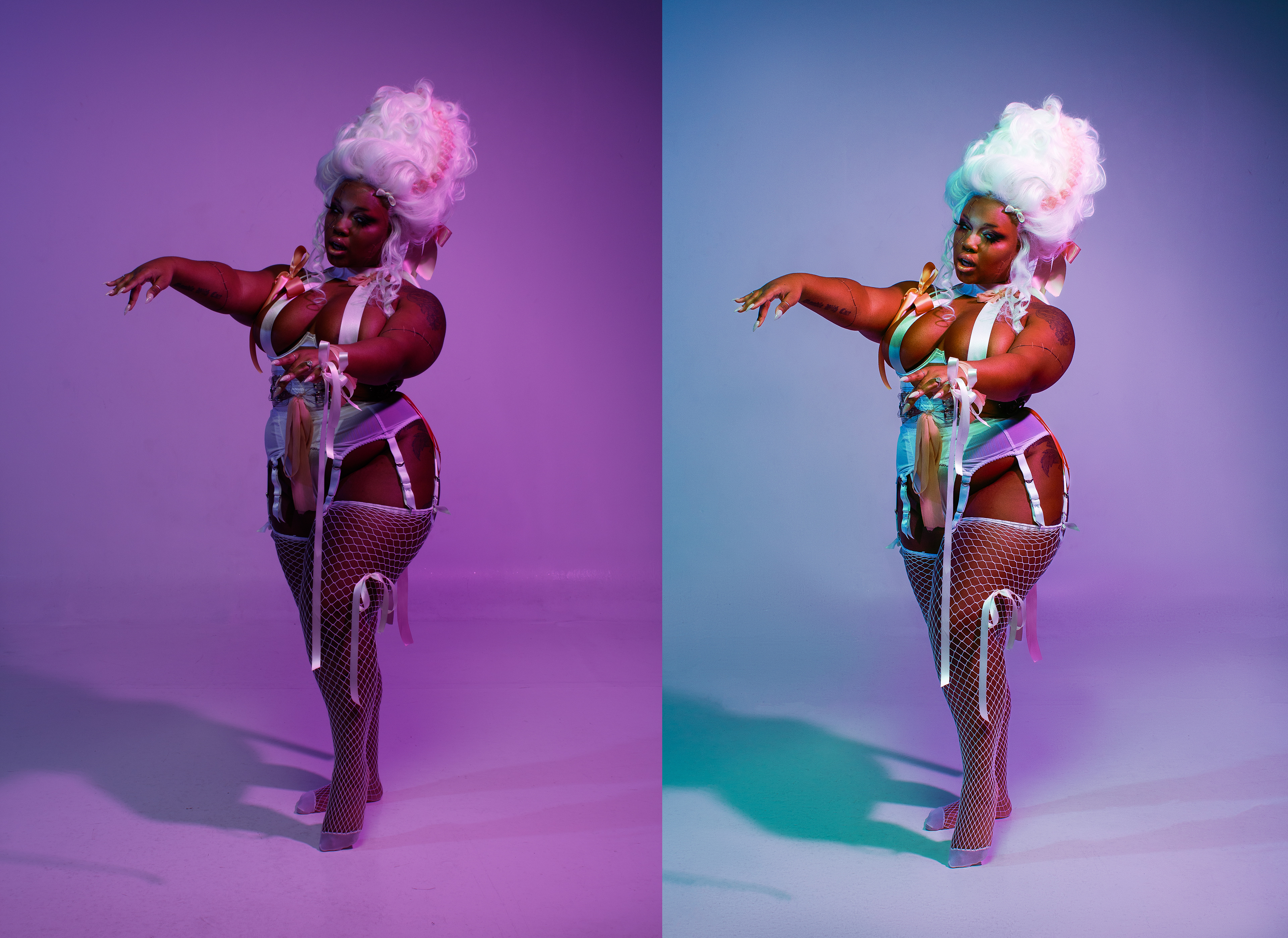 Color and lighting correction