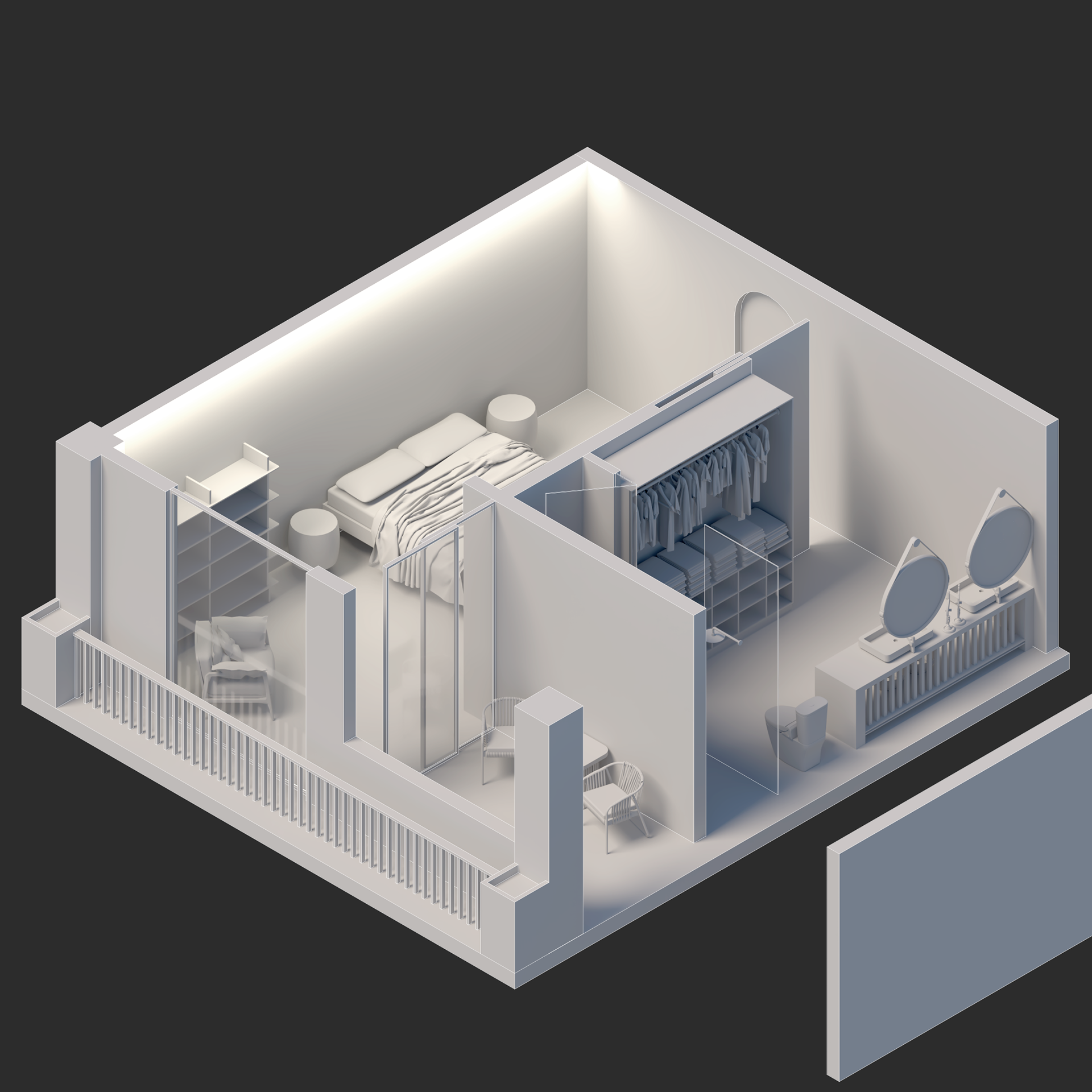 Suite clay