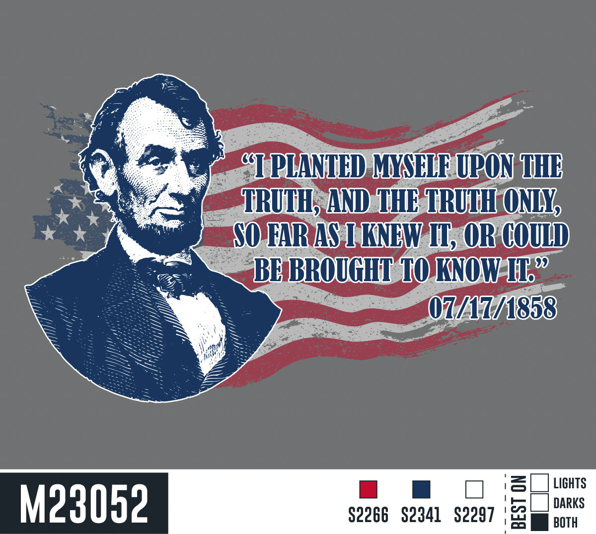 M23052 Abe Lincoln Quote