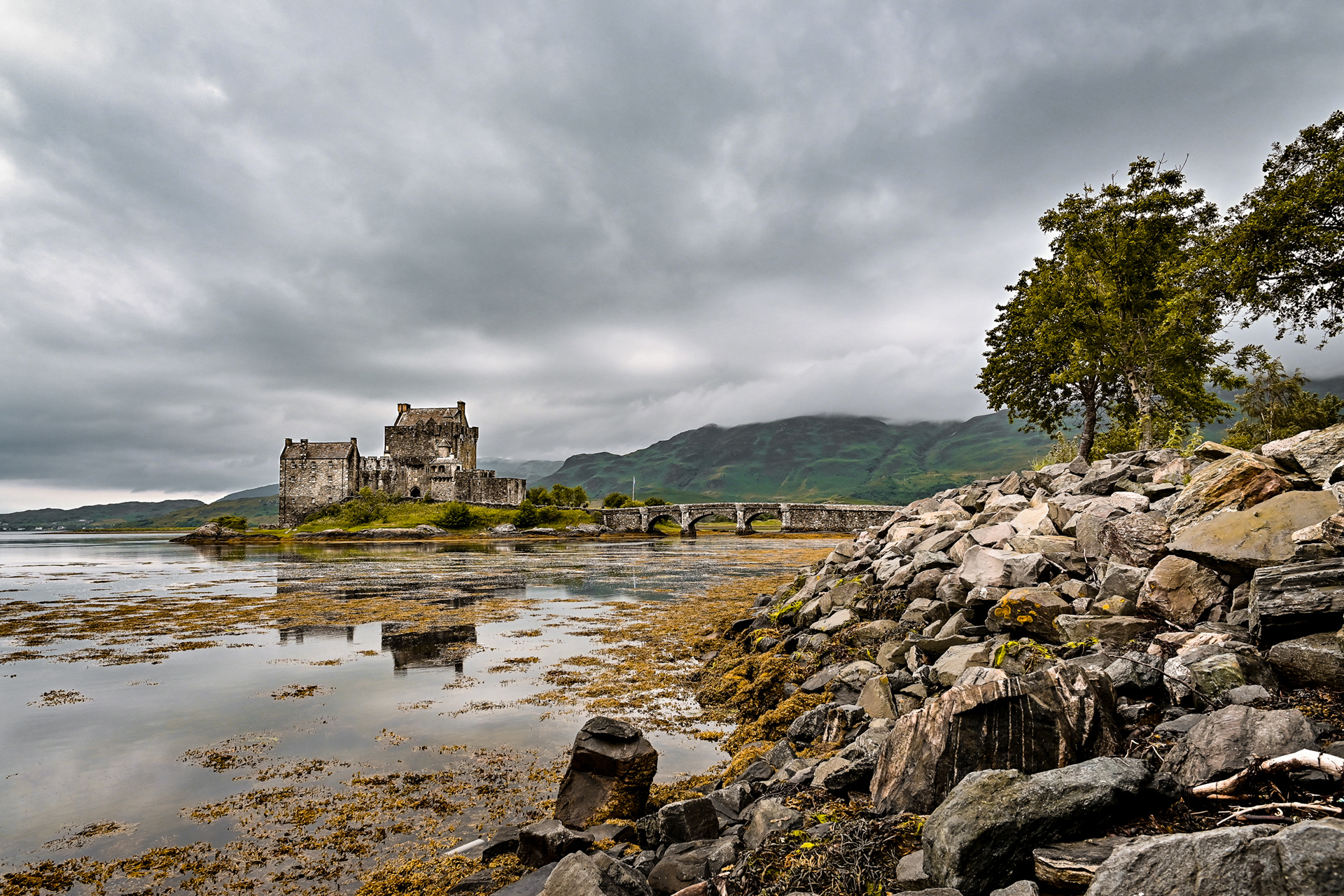 Eilean Donan Castle im Loch Duich bei Dornie