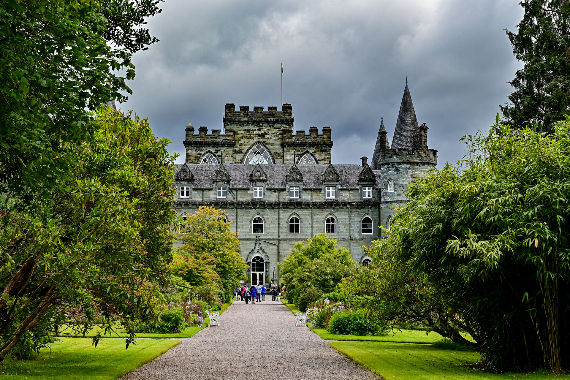 Inveraray Castle am Loch Fyne