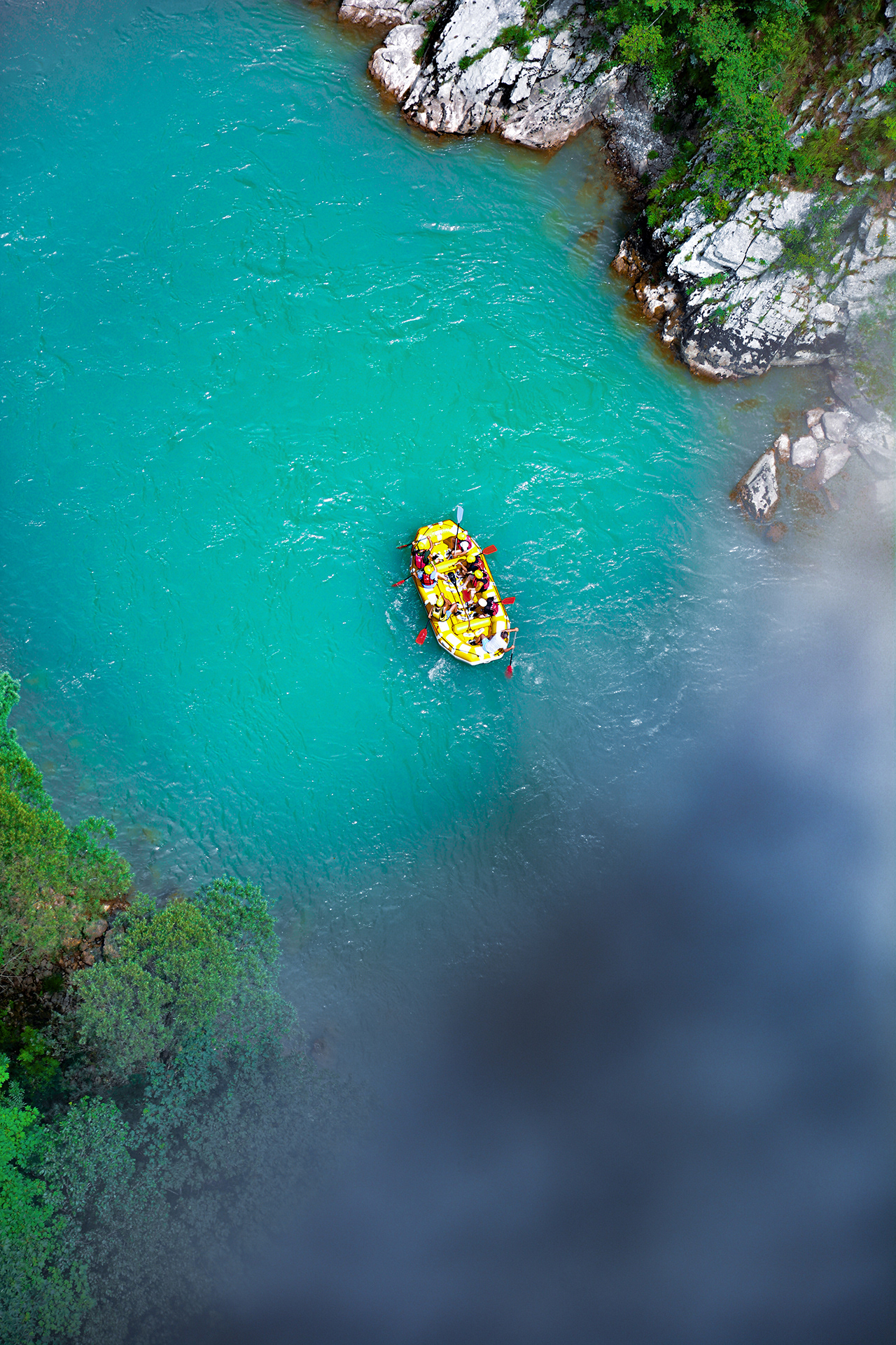 Rafting auf der türkisen Tara in der gleichnamigen Schlucht